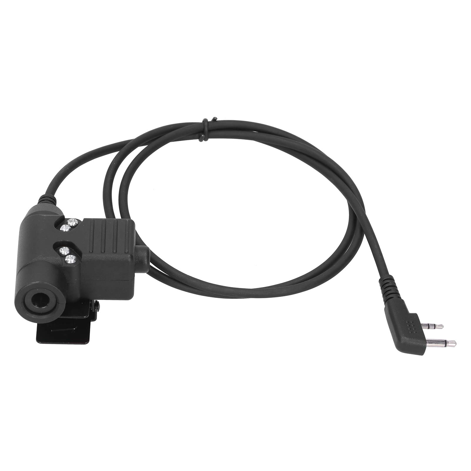 Estink U94 PTT Audio Adapter Cable - Walkie Talkie Headset Connector for Baofeng UV-5R, TK-3107, KD-C1 | Secure Communication for Outdoor Adventures, Construction Sites & Emergency Response