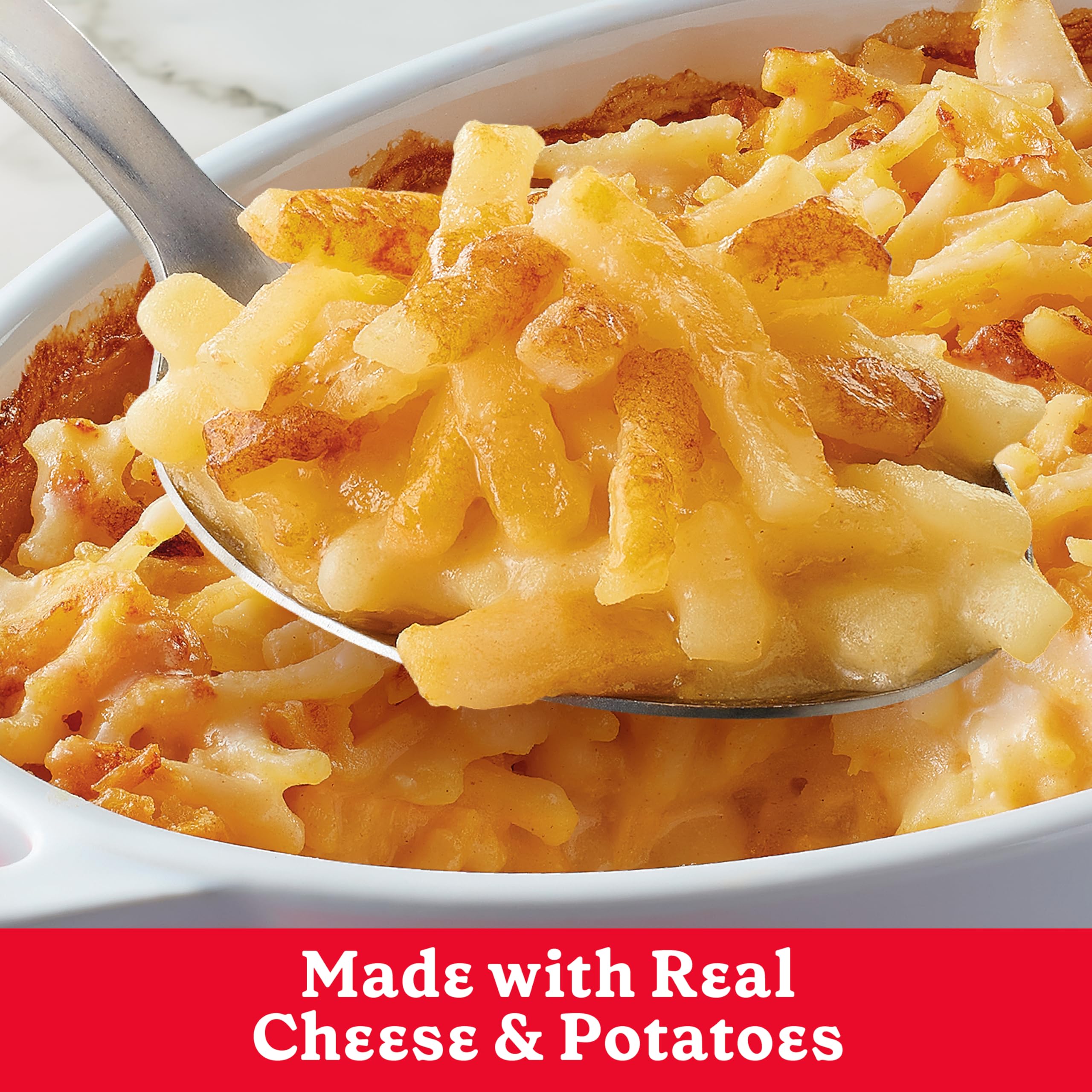 Betty Crocker Julienne Casserole Potatoes with Real Cheese - 4 oz Box | Easy Side Dish for Family Dinners & Holiday Meals