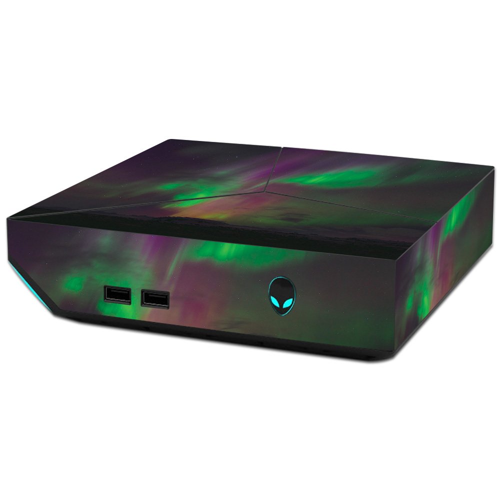 MightySkins Vinyl Decal Wrap Cover for Alienware Steam Machine - Aurora Borealis Design | Protective & Durable Skin | Easy to Apply & Remove | Made in USA | Perfect for Gaming Setups & PC Protection
