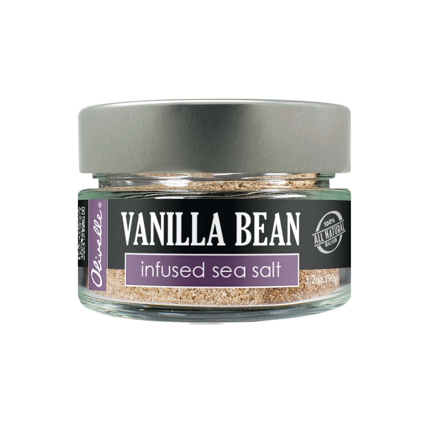 Olivelle Pure Vanilla Bean Sea Salt - Gourmet Finishing Salt for Baking, Cooking & Desserts | Perfect for Seasoning, Cocktails & Homemade Treats