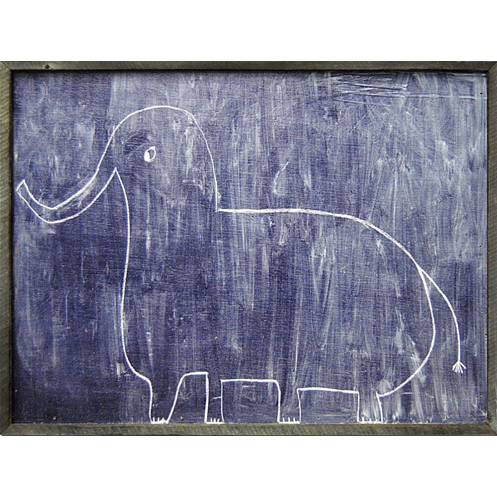 Sophie's Elephant Art Print - Handmade Canvas Wall Decor for Nursery, Kids Room & Living Room - Perfect Gift for Baby Shower & Home Decor