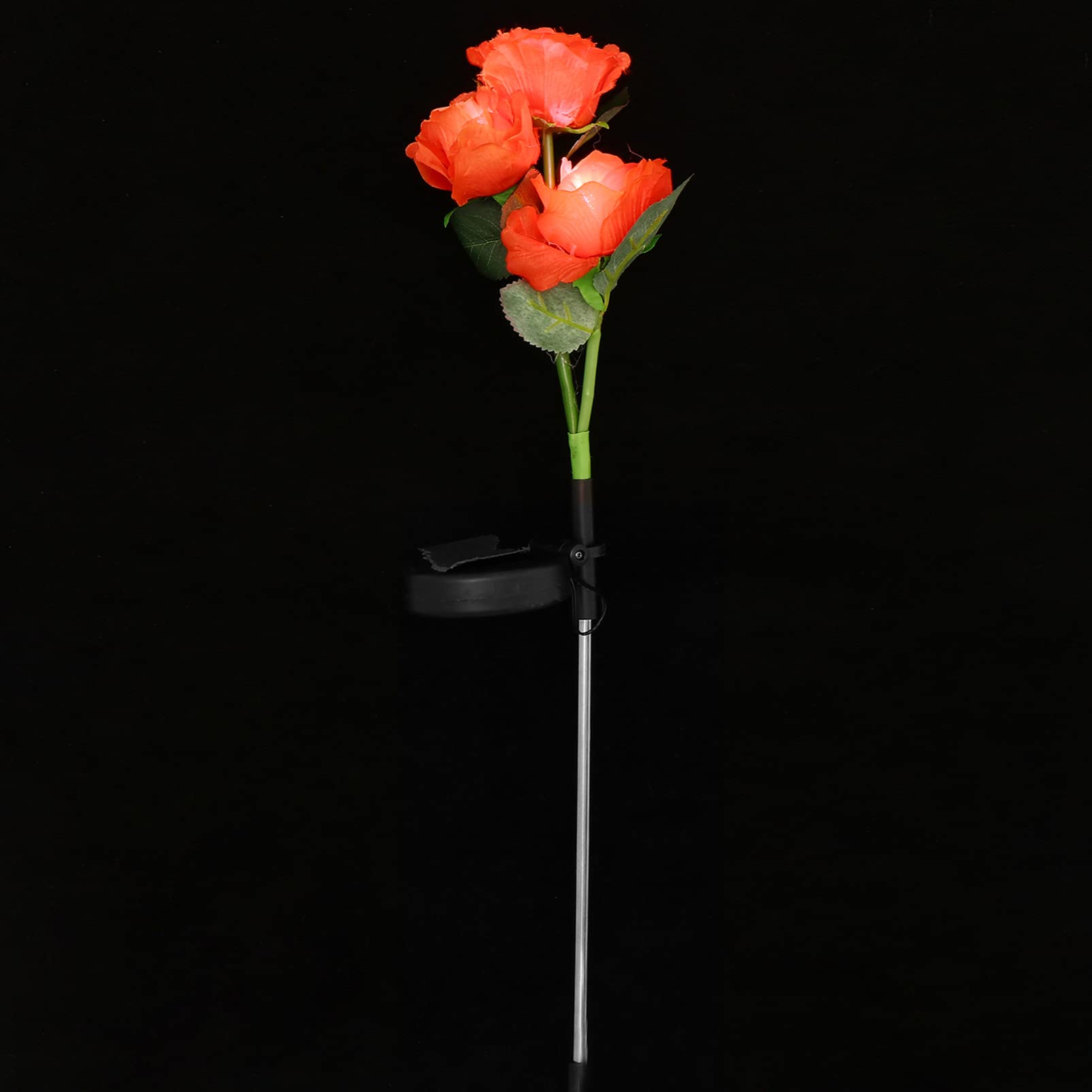 Solar Rose Garden Lights - 2pcs LED Stake Lights for Patio & Yard Decoration