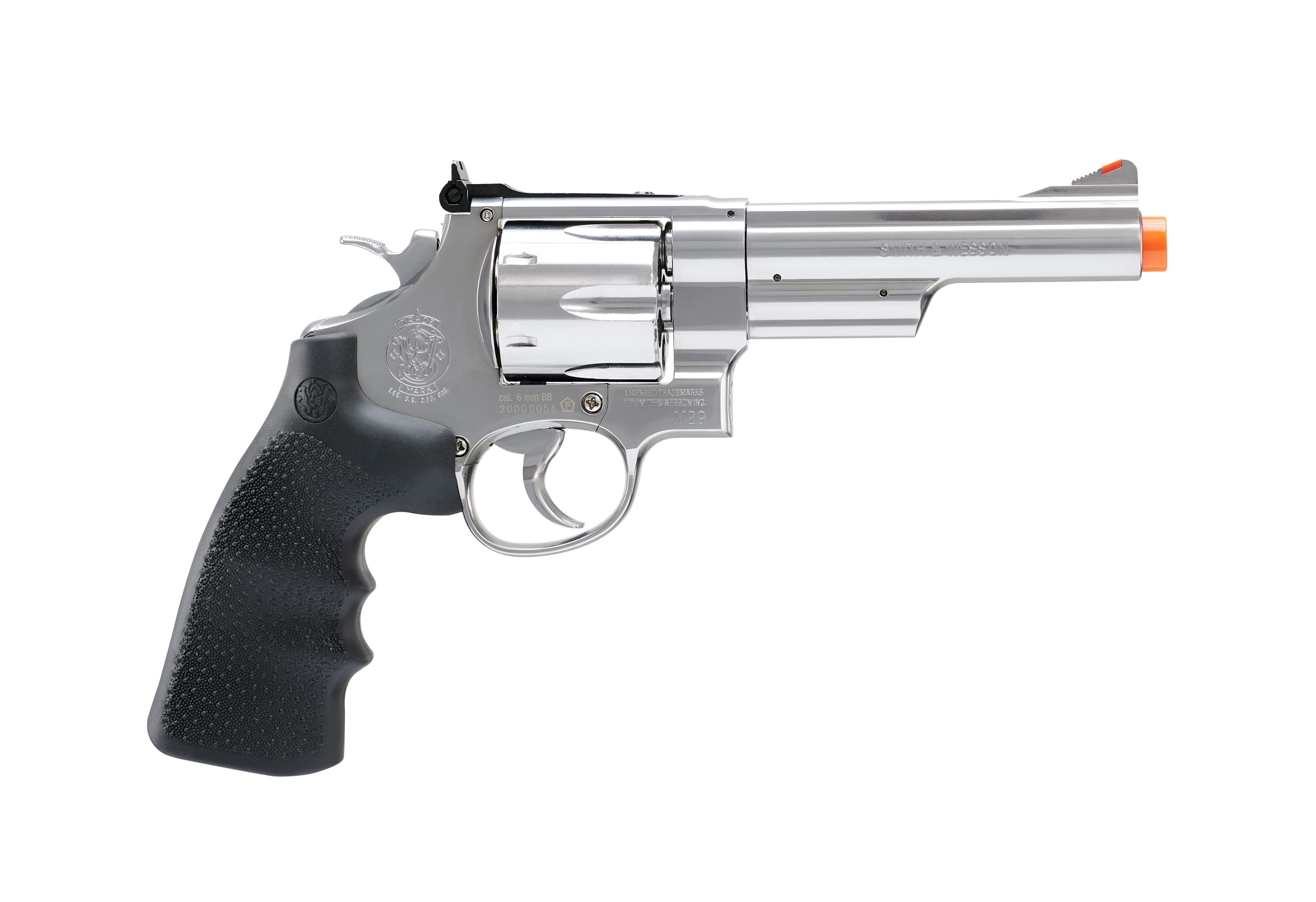Umarex Smith & Wesson M29 Classic 6mm BB Revolver Airsoft Gun - Silver & Black Finish | Realistic Training & Target Shooting Practice
