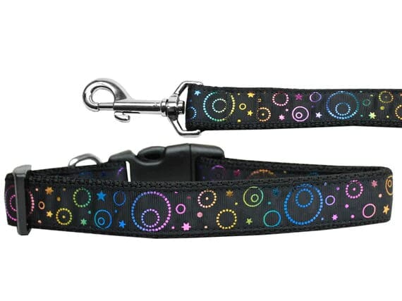 Glow in the Dark Dog Collar and Leash Set - Reflective Pet Safety Gear for Night Walking, Jogging & Outdoor Adventures (Adjustable, Durable Nylon)