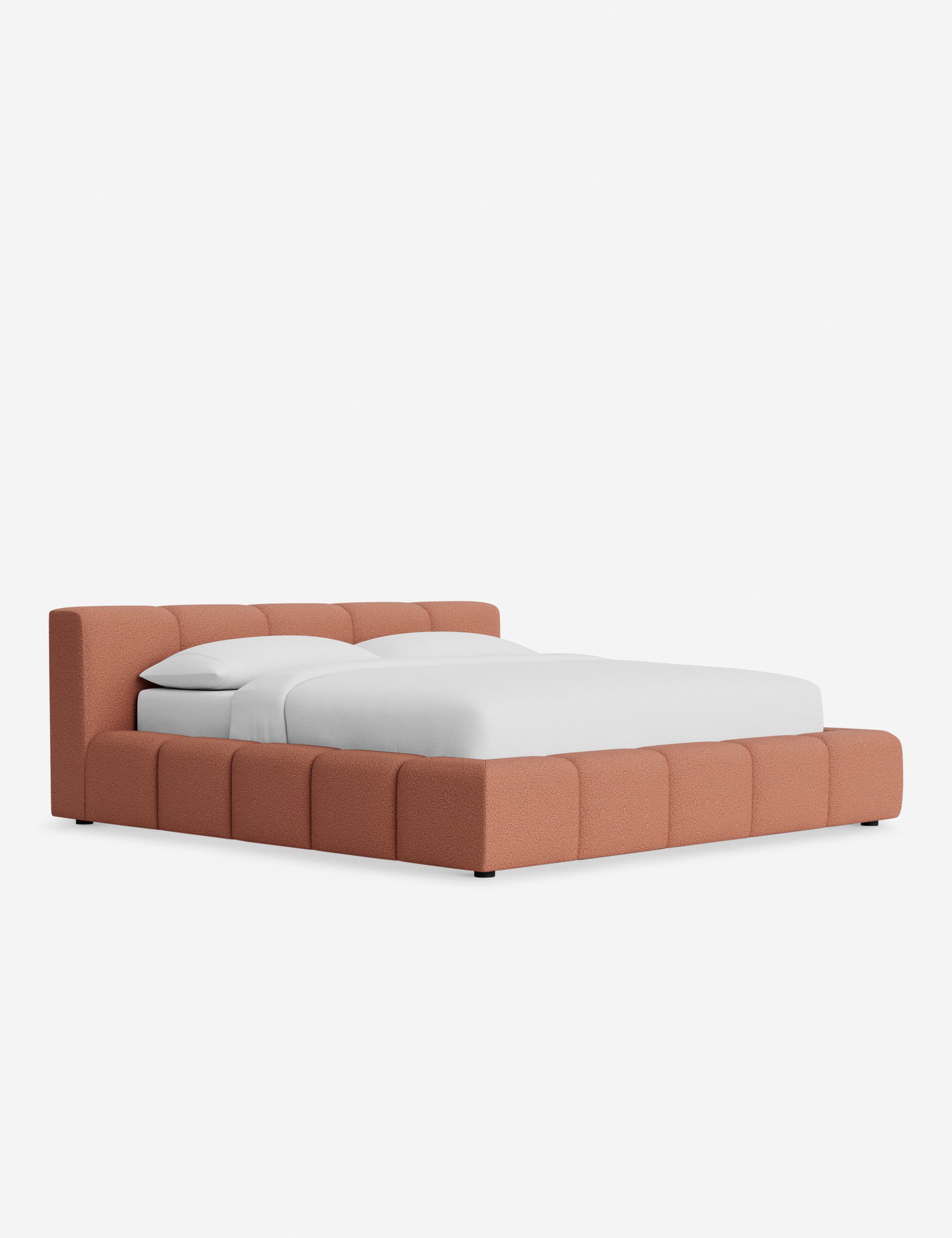 Cambry Platform Bed Frame - Modern Minimalist Wooden Bed with Headboard - Perfect for Bedroom, Guest Room & Small Spaces