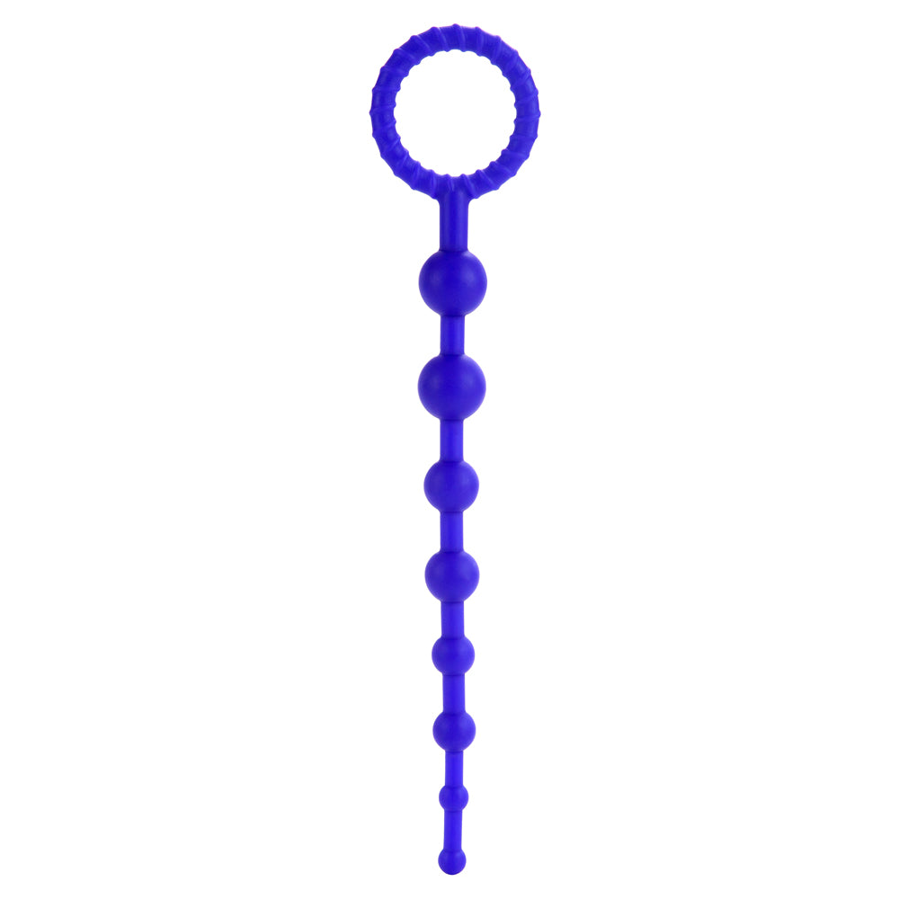 Booty Call X 10 Silicone Anal Beads for Couples - Flexible & Body-Safe Adult Toy for Anal Play, BDSM & Sensual Exploration - Perfect for Beginners & Experienced Users