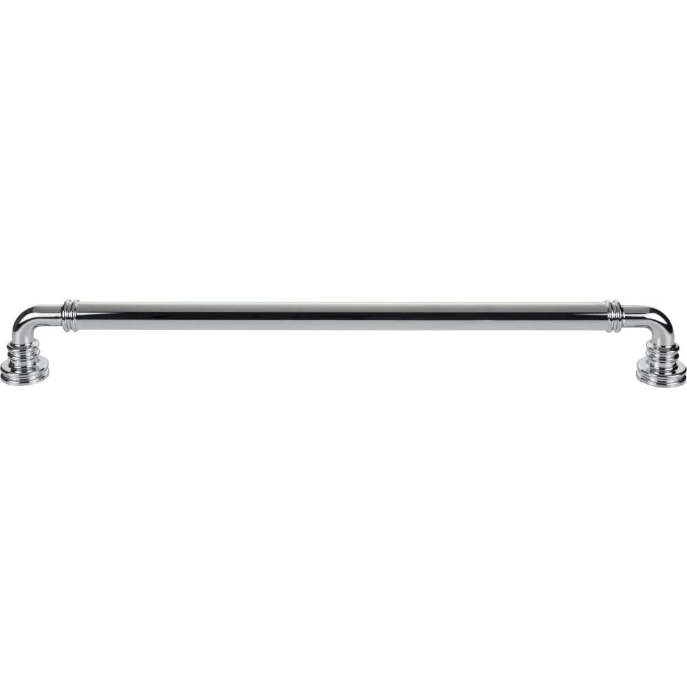 18 Inch Polished Chrome Appliance Pull Handle - Top Knobs Cranford Collection for Kitchen Cabinets & Drawers