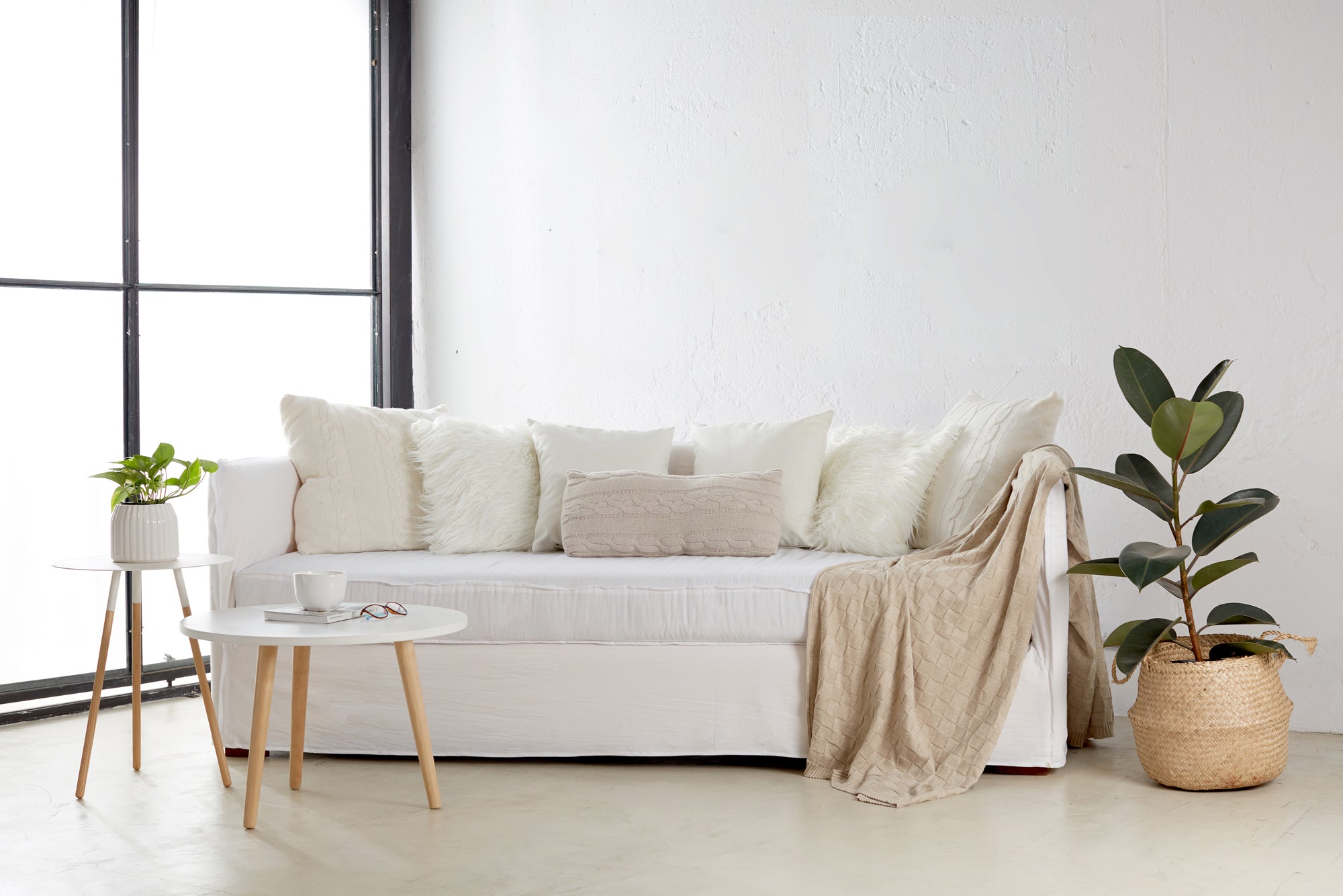 Tatiana Sofa with Removable Cover - Modern Living Room Furniture for Home & Office Comfort