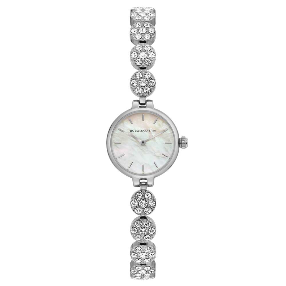 BCBGMAXAZRIA Women's Quartz Silver Stainless Steel Watch BG50681003 - Elegant Timepiece for Office, Party & Everyday Wear