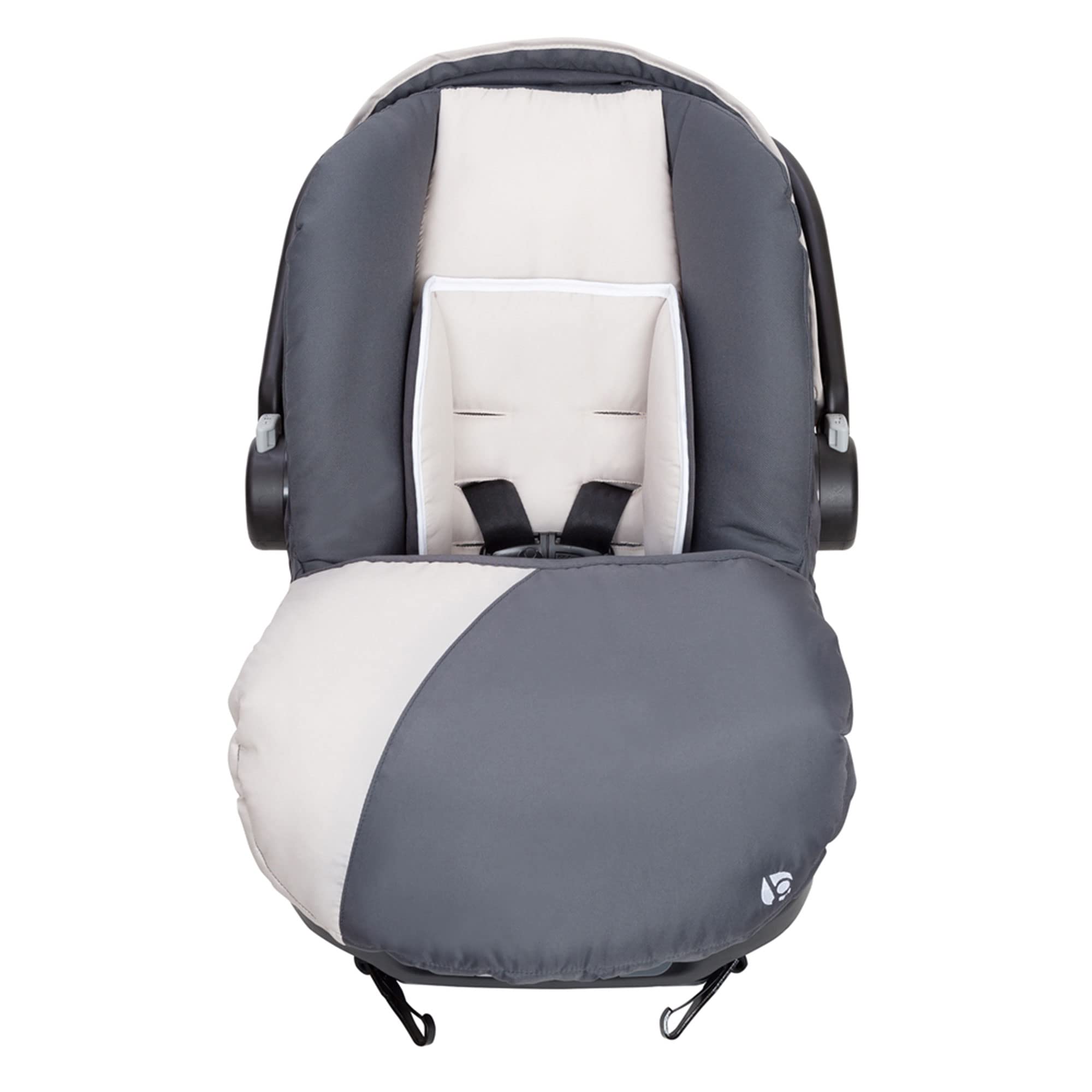 Baby Trend Ally Newborn Infant Car Seat Carrier Travel System - 5-Point Harness & Cozy Cover for Babies Up to 35 lbs, Gray Magnolia | Safe & Comfortable for Daily Commute, Road Trips & Air Travel