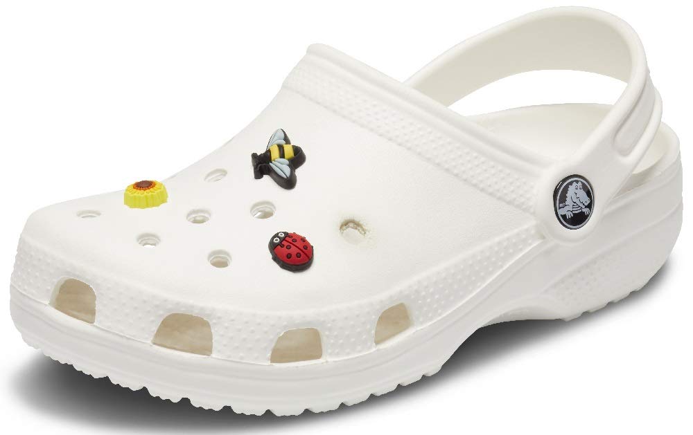 Comfortable Crocs Classic Clogs for Men & Women with 3-Pack Jibbitz Charms - Perfect for Casual Wear, Beach, and Home Use