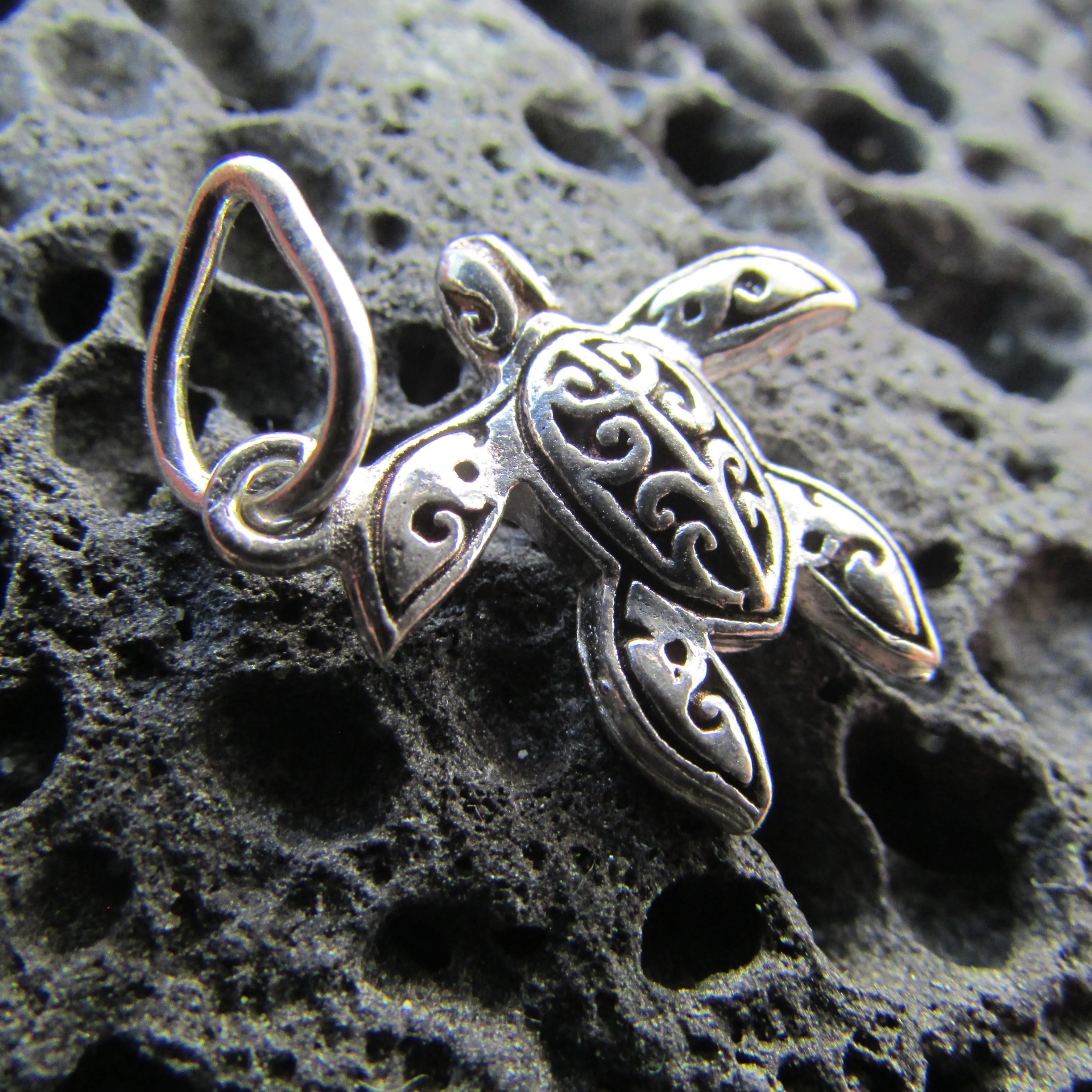 Handmade Sterling Silver Turtle Necklace Pendant - Unique Ocean & Beach Jewelry Gift for Women | Perfect for Beach Vacations, Summer Outfits & Nature Lovers