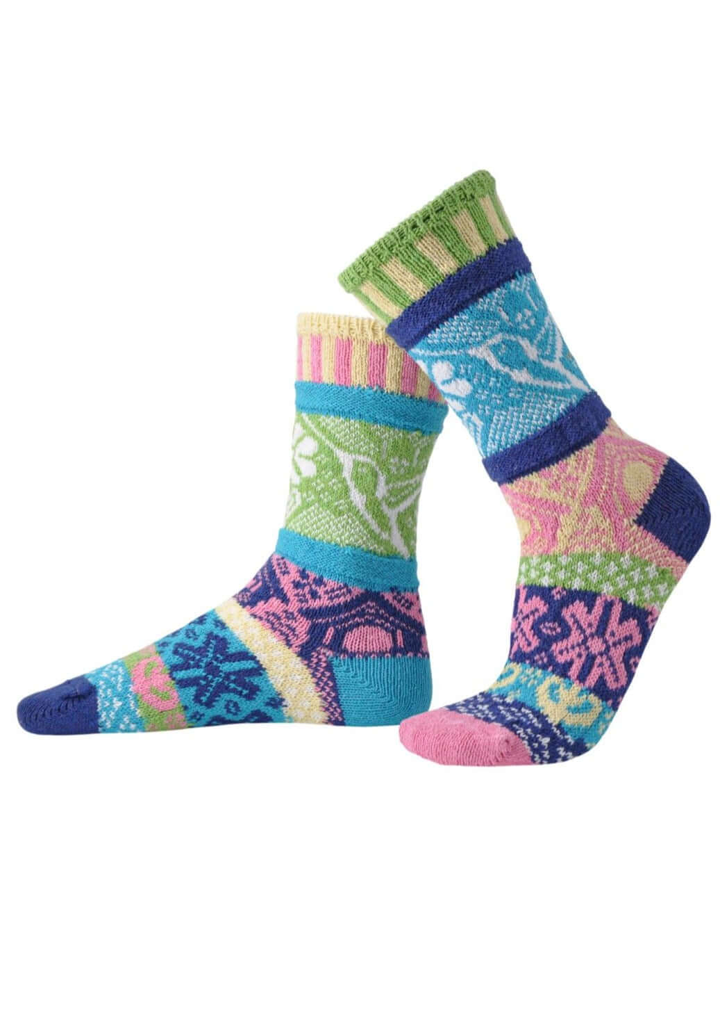 HUMMINGBIRD Knitted Crew Socks - Made in USA - Soft & Comfortable Cotton Socks for Men & Women - Perfect for Everyday Wear, Work & Casual Outfits