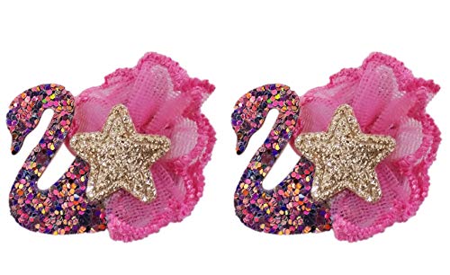Stylish Morges Hair Pins for Girls - Set of 2 Multi-Color Hair Clips - Perfect for School, Parties & Everyday Hairstyles