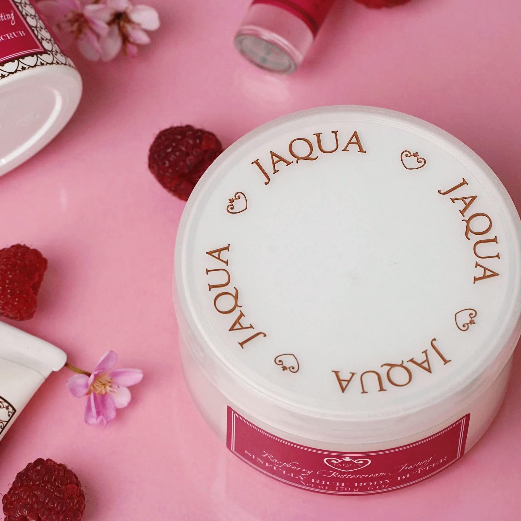 Shea Butter Body Cream - Raspberry Buttercream Frosting Scented Moisturizer for Dry Skin | Hydrating Hand & Body Lotion for Women & Men | Perfect for Winter Care & Daily Use