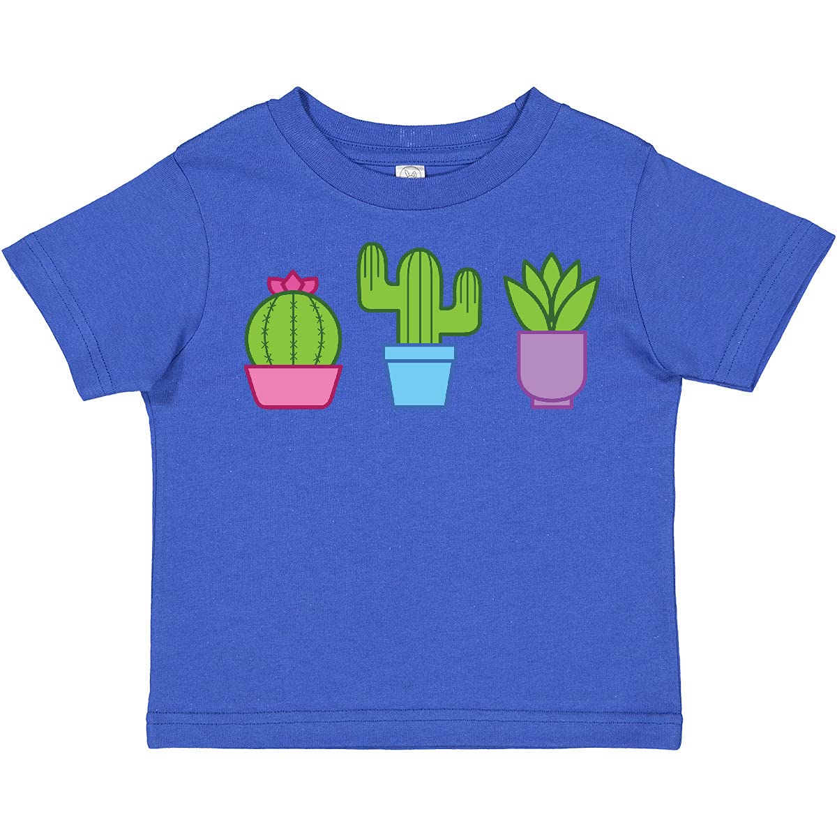Inktastic Cute Cactus and Plants Toddler T-Shirt - Soft Cotton Baby Tee for Boys & Girls - Perfect for Playdates, Daycare & Outdoor Adventures