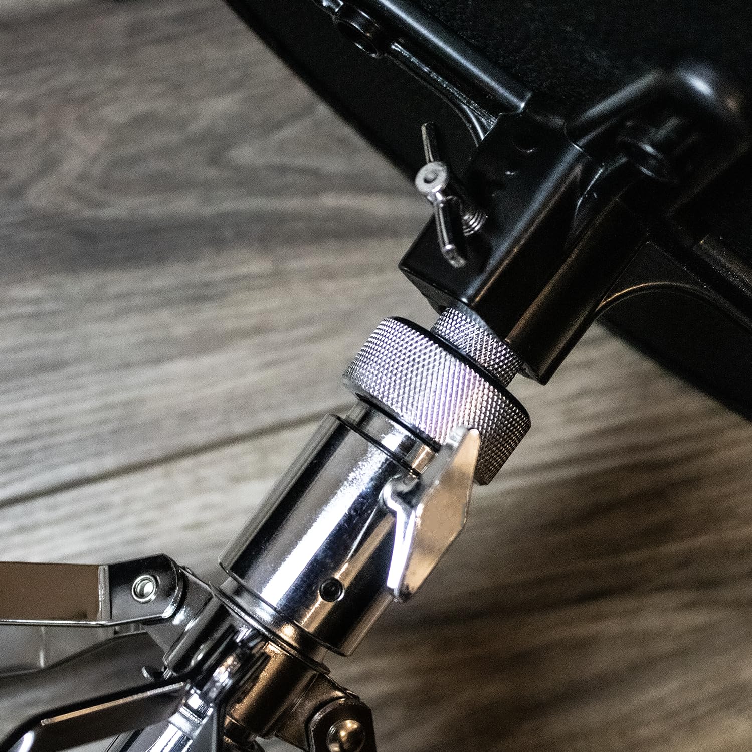 ChromaCast Value Series Drum Throne - Adjustable Drum Seat for Drummers | Heavy-Duty Drum Stool with Comfortable Cushion | Perfect for Live Performances, Studio Recording & Drum Practice