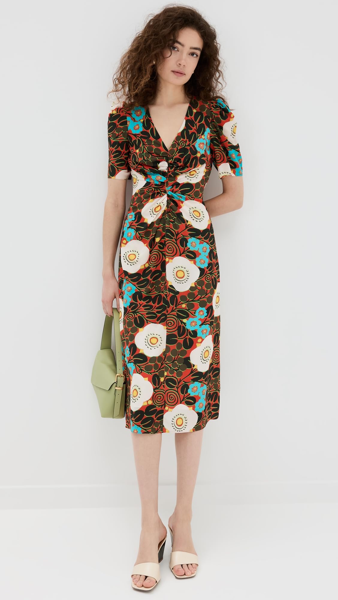 Women's Maci Dress - Elegant Flowy Midi Dress for Summer, Casual & Party Wear | Perfect for Beach, Office & Date Nights