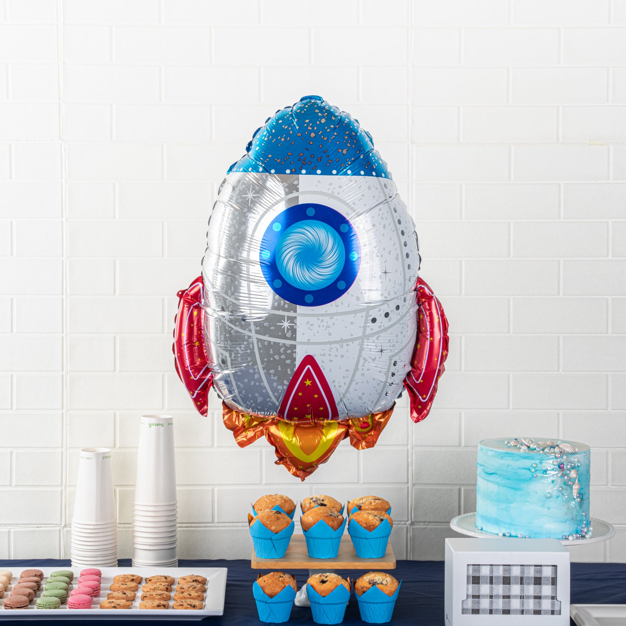 Balloonify Mylar Rocket Ship Balloon 28.75