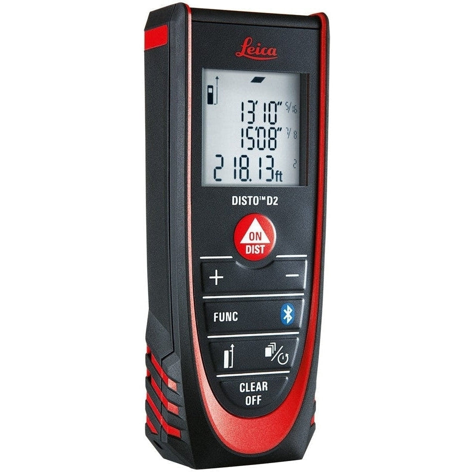 Leica DISTO D2 Laser Distance Meter - High Precision Digital Measuring Tool for Construction, Home Improvement & DIY Projects