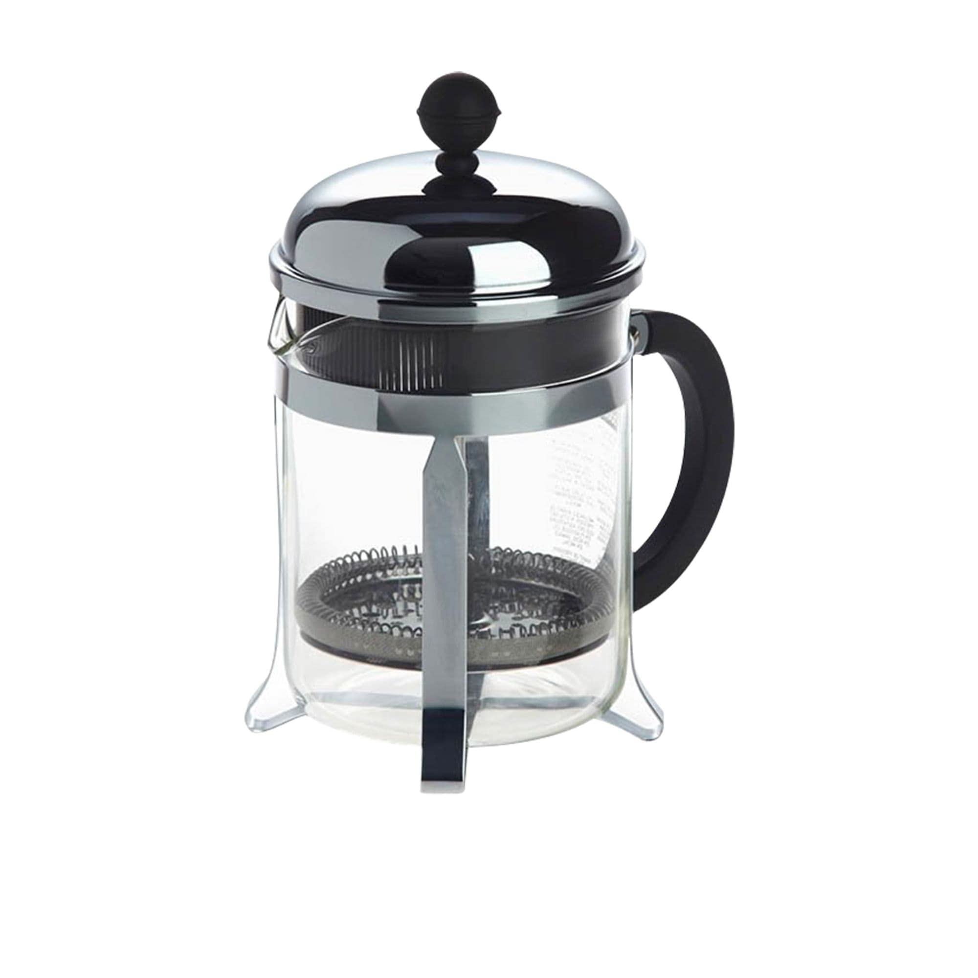 Bodum 17oz Chambord French Press Coffee Maker - High-Heat Borosilicate Glass & Stainless Steel - Perfect for Home, Office & Camping - Made in Portugal