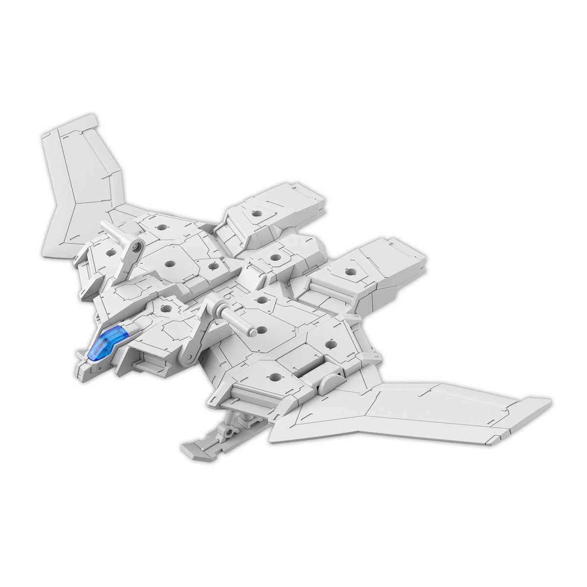 Bandai 30MM EV-19 1/144 Extended Armament Vehicle Wing Mobile Version Model Kit - Customizable Mecha Action Figure for Collectors & Hobbyists - Perfect for Display, Diorama Building & Anime Battles