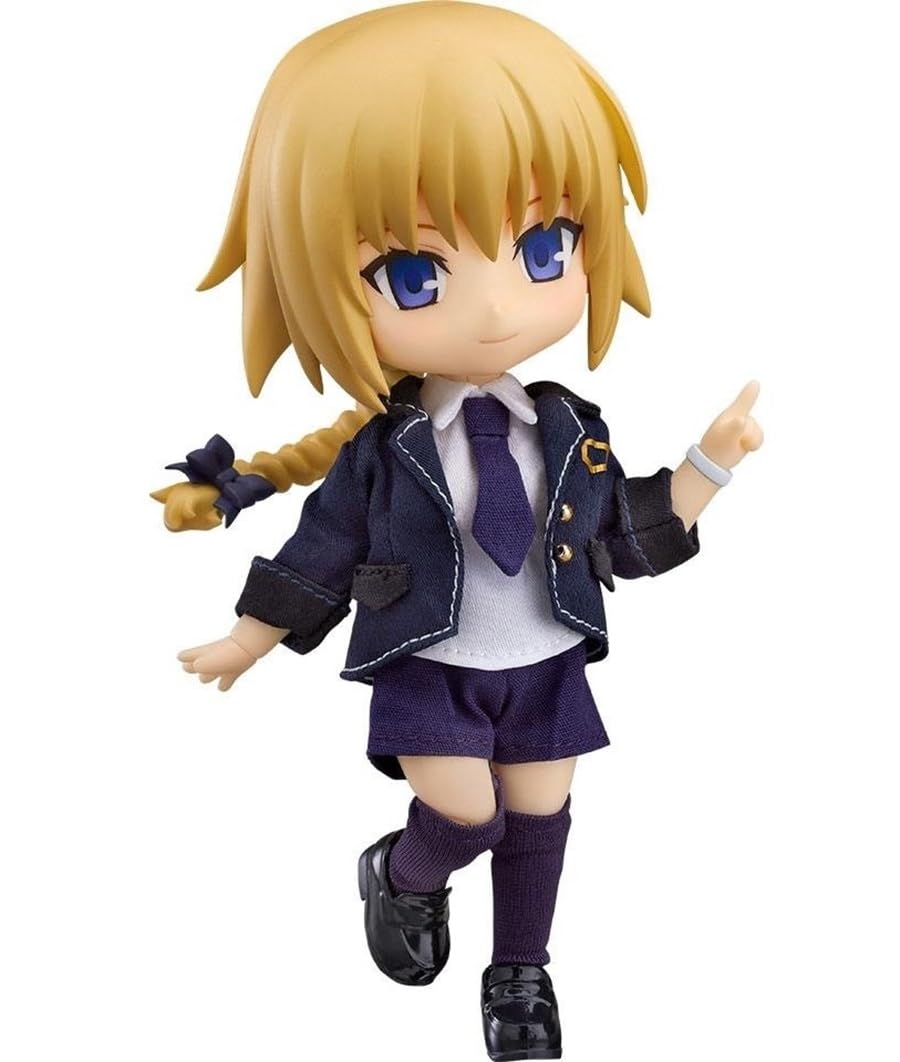 Good Smile Fate/Apocrypha: Ruler (Casual Version) Nendoroid Doll Action Figure - Anime Collectible PVC Statue with Multiple Accessories (Model G12095) | Perfect for Display, Cosplay Props, and Anime Fans Gift
