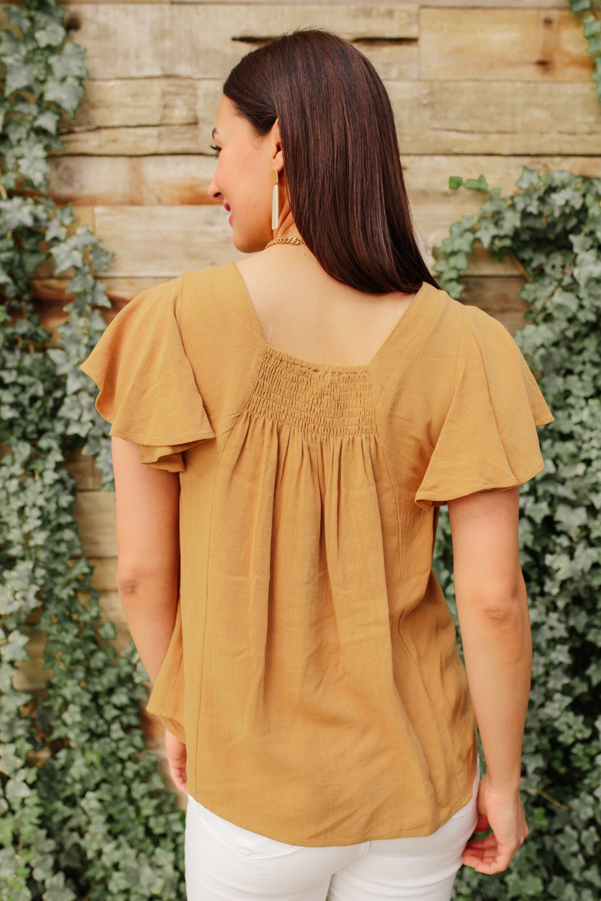 Envy Me Women's Fashion Top in Taupe - Chic Casual Blouse for Work, Date Night & Everyday Wear