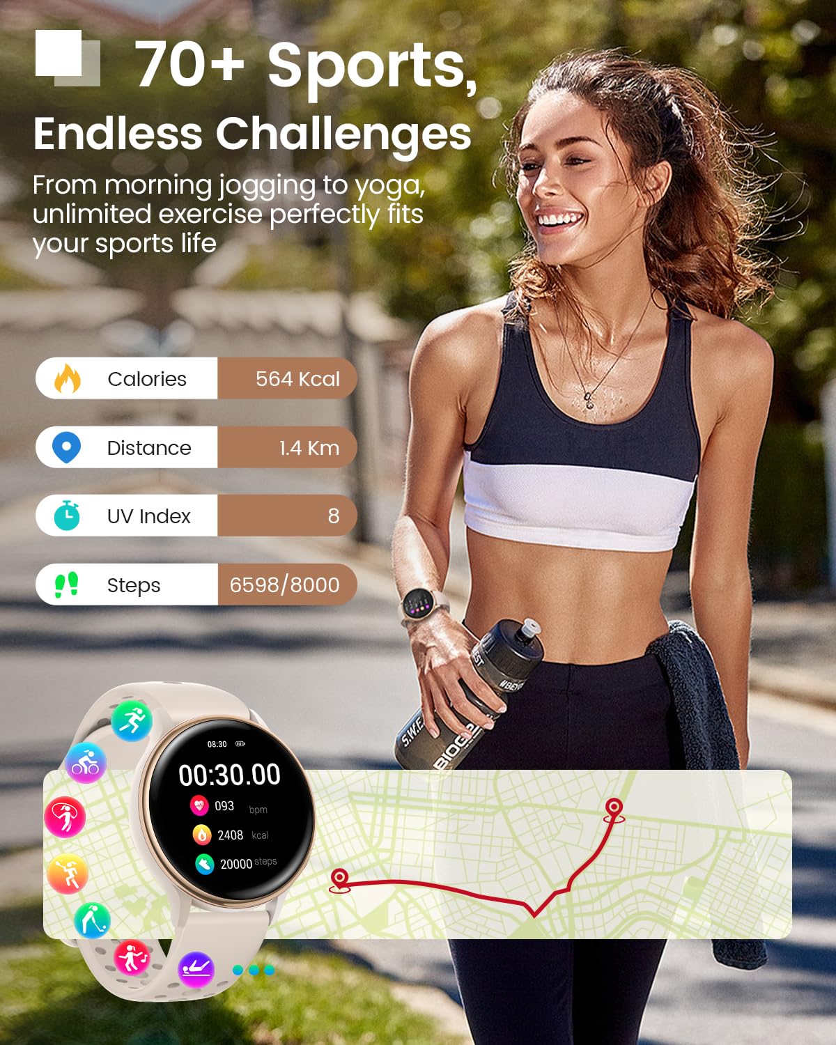 Smart Watches for Women - 1.27