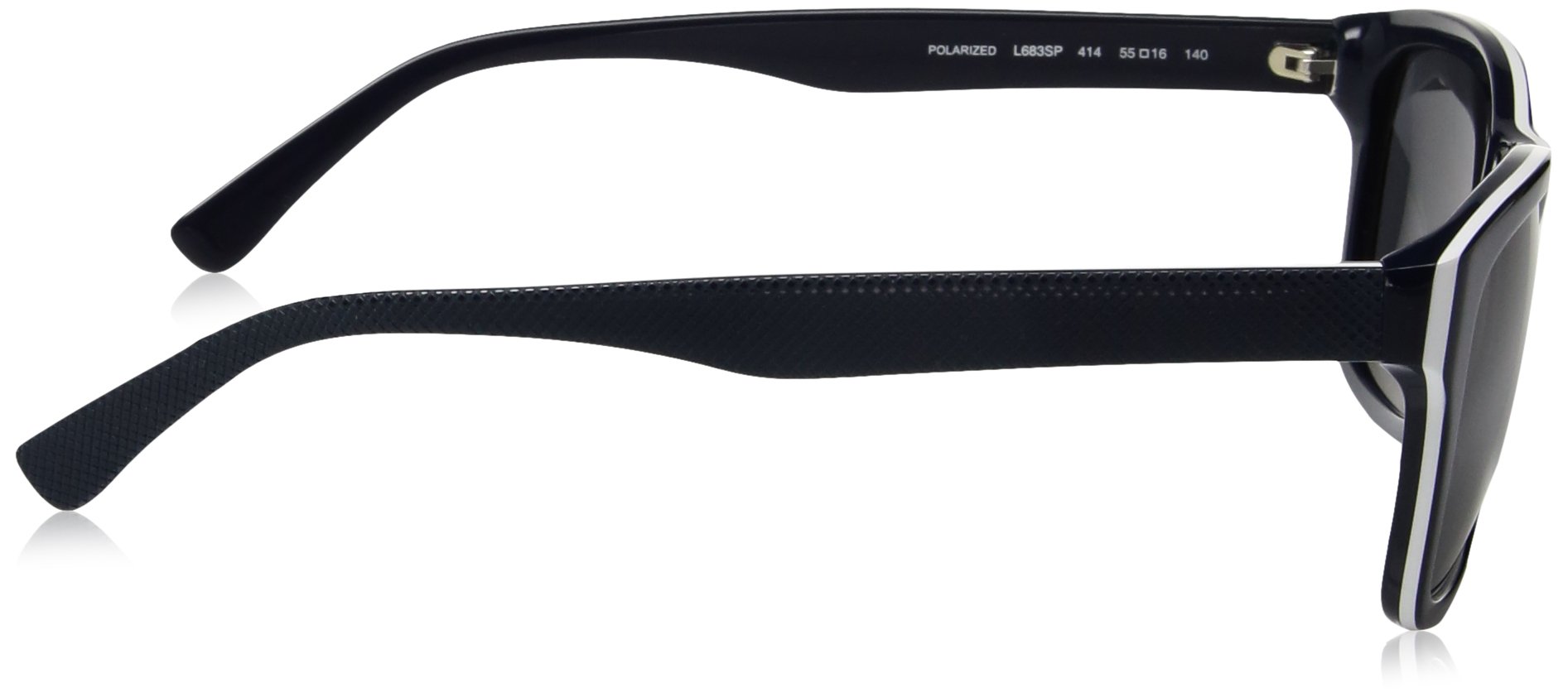 Lacoste L683s Square Sunglasses for Men & Women – UV Protection Polarized Lenses, Classic Retro Style – Perfect for Driving, Beach, and Outdoor Activities