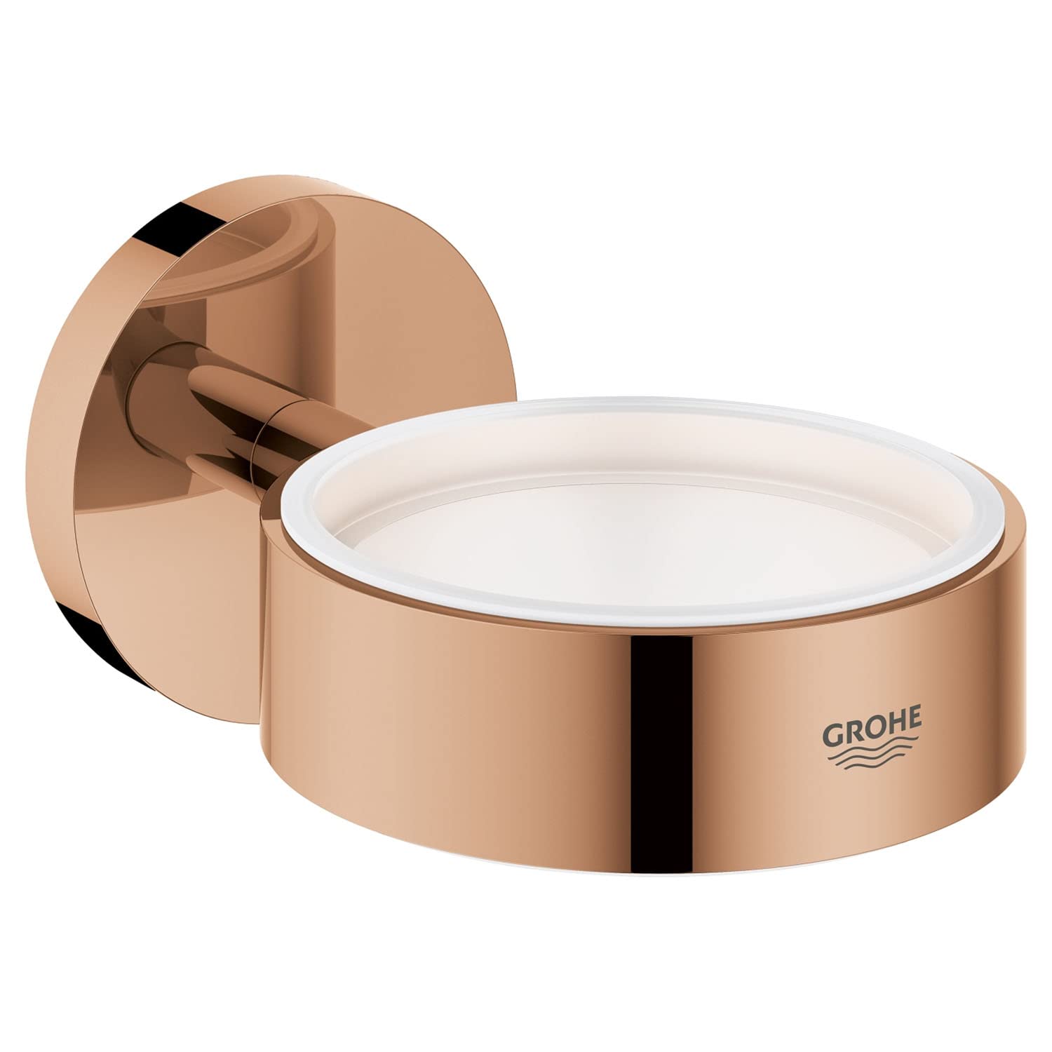 Grohe Essentials Warm Sunset Cup Holder & Dispenser - Stainless Steel Coffee Mug Warmer for Office, Kitchen, and Home Use