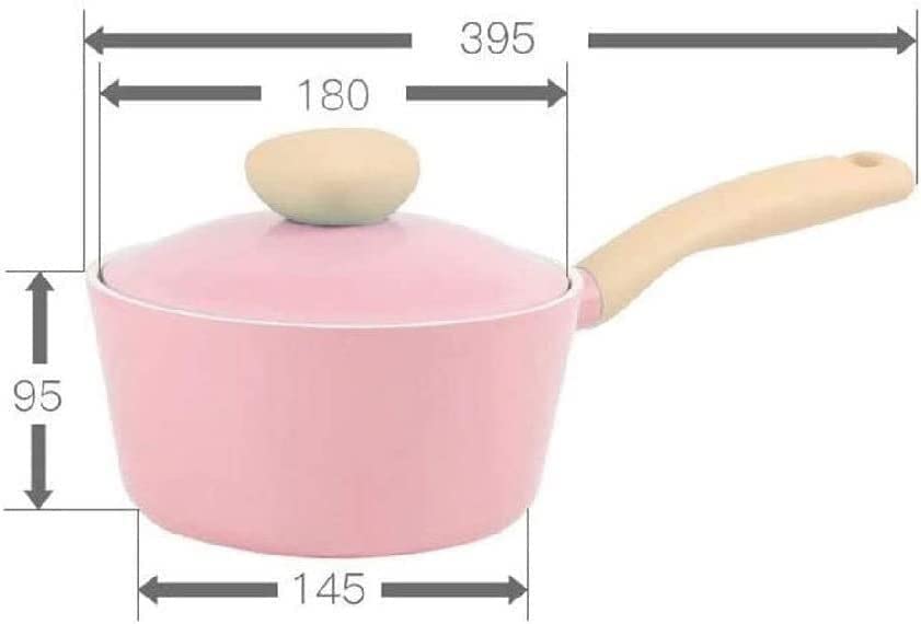 Non-Stick Wok Milk Pot with Lid - Small Sauce & Soup Cooking Pan for Gas Stove - Perfect for Home Kitchen, Ramen, Hot Pot & Asian Dishes (Color: A)