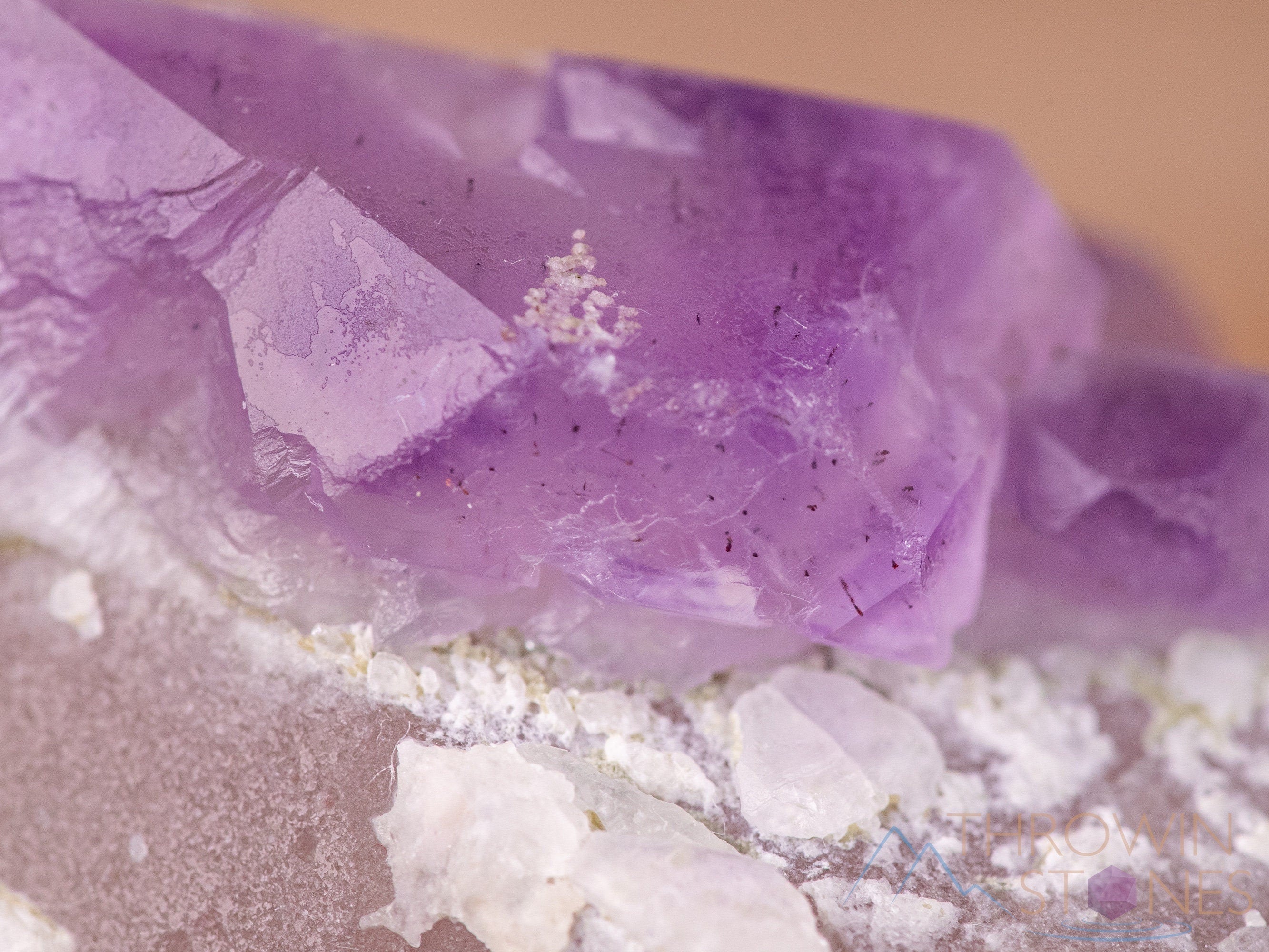 Natural Raw Amethyst Crystal - February Birthstone, Healing Stone, Unique Spiritual Gift for Women & Men, Boho Home Decor, Meditation & Yoga Space Enhancer (40453)