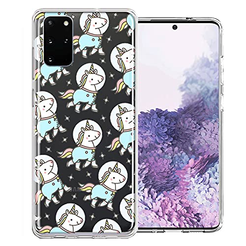 Samsung Galaxy S20 Plus Phone Case - Space Unicorns Design, Double Layer Protective Cover for Shock Absorption | Perfect for Everyday Use, Travel & Outdoor Activities