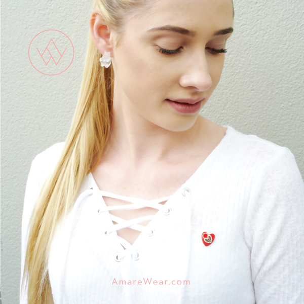 Be Mine Enamel Pins - Cute Valentine's Day Gift for Her - Perfect for Backpacks, Jackets & Denim Jeans Accessories