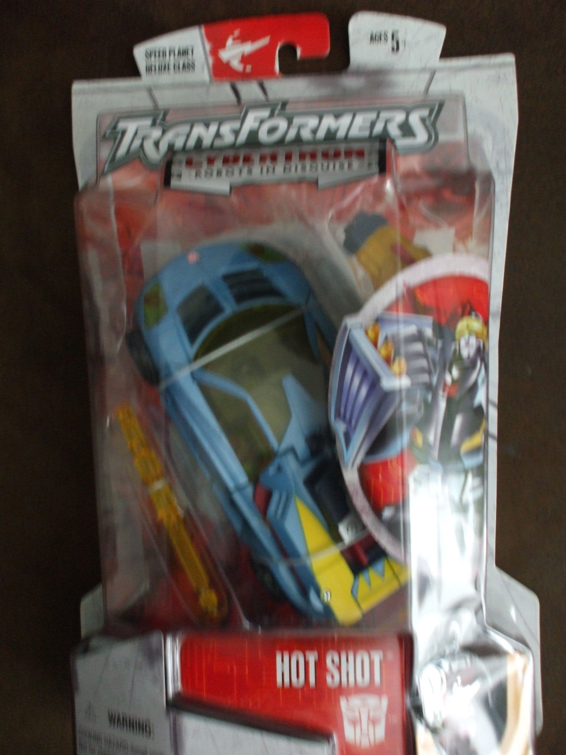 Transformers Cybertron Deluxe Action Figure - Hot Shot Collectible Toy for Kids & Adults | Perfect for Display, Play, and Gifts