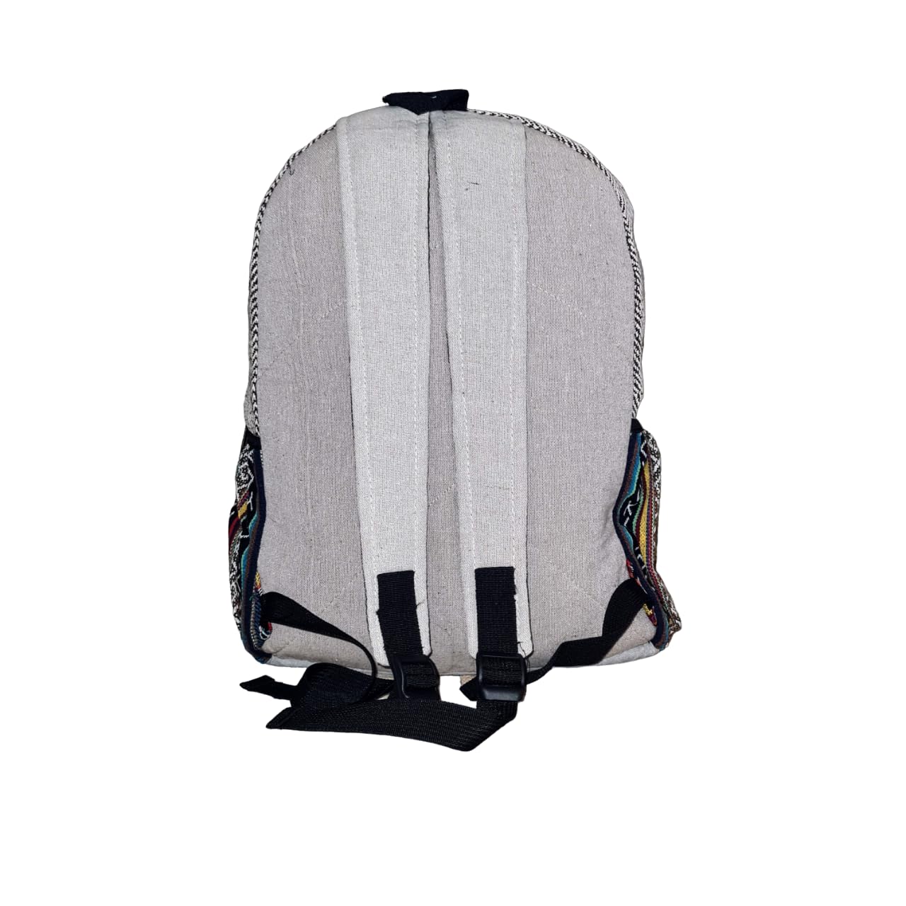 Eddika Natural Vegan Himalayan Hemp Backpack - Large Eco-Friendly Hiking & Festival Backpack for Men, Women, Boys & Girls - Perfect for Outdoor Adventures, Travel & Daily Use