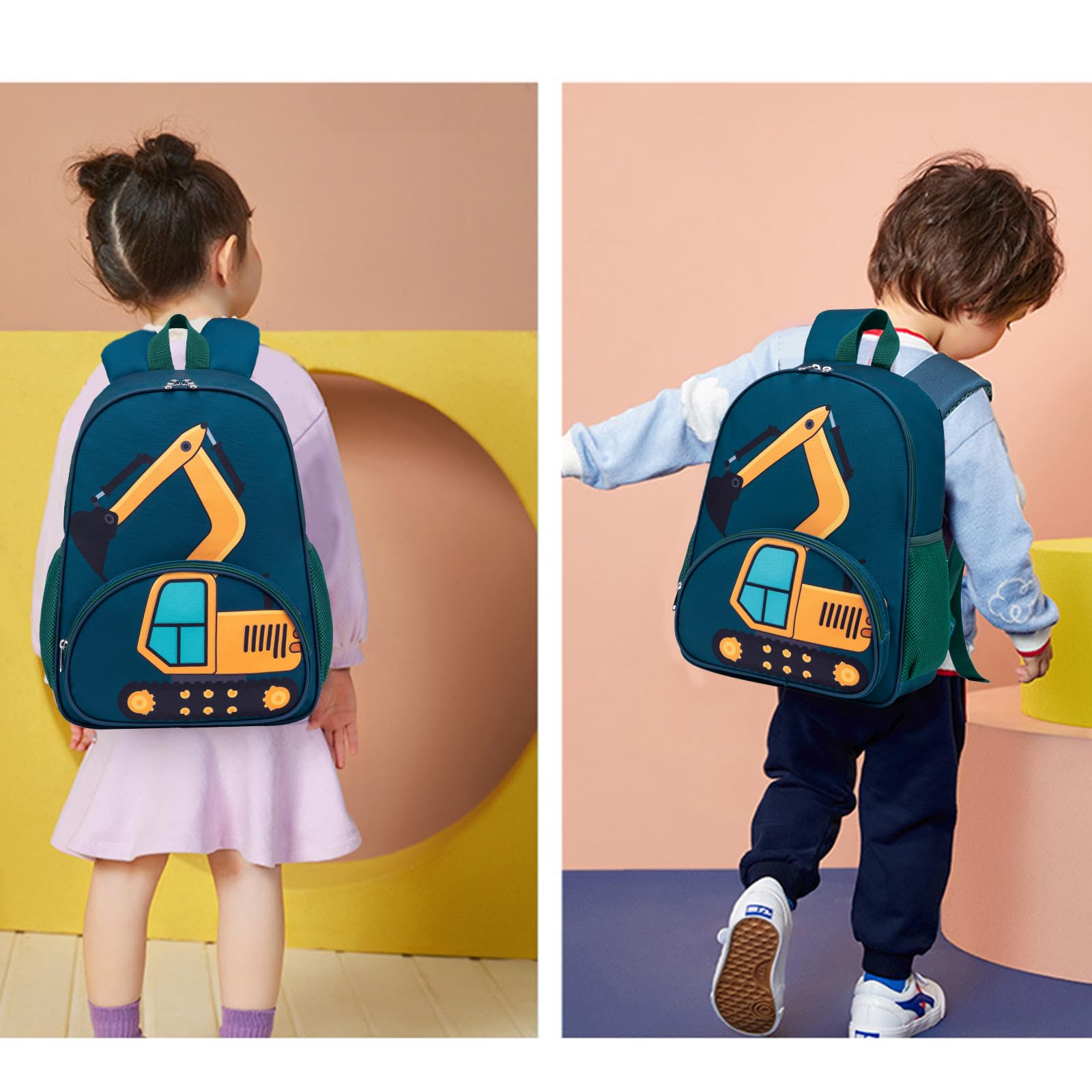 LOIDOU Kids Backpack for Boys & Girls - Durable Preschool & Kindergarten School Bag with Lunch Box Set - Perfect for School, Travel & Daily Use