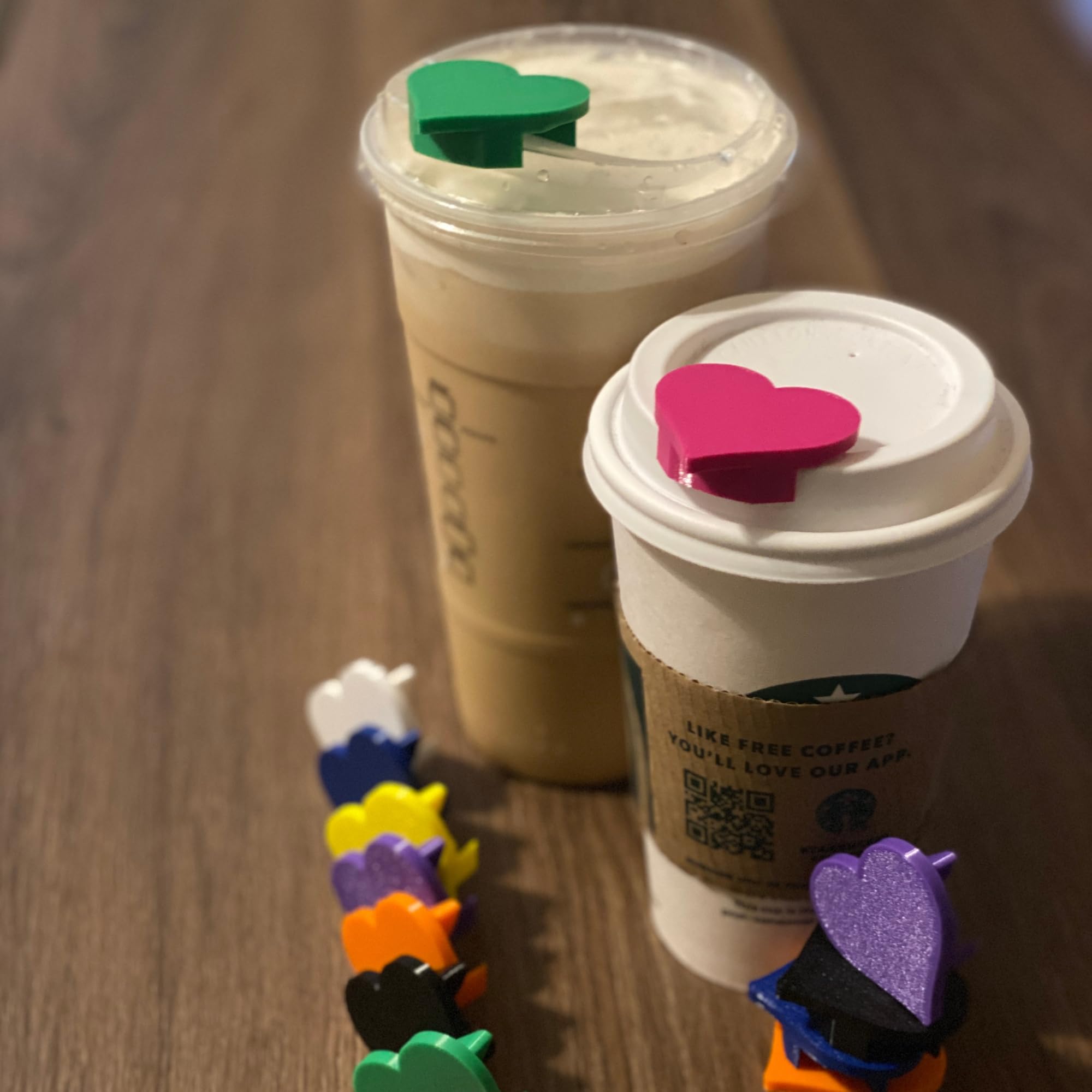 18 Pack Reusable Coffee Stoppers - Perfect for Starbucks Hot & Cold Cups | Leak-Proof Lids for Travel, Office & On-the-Go Coffee Lovers
