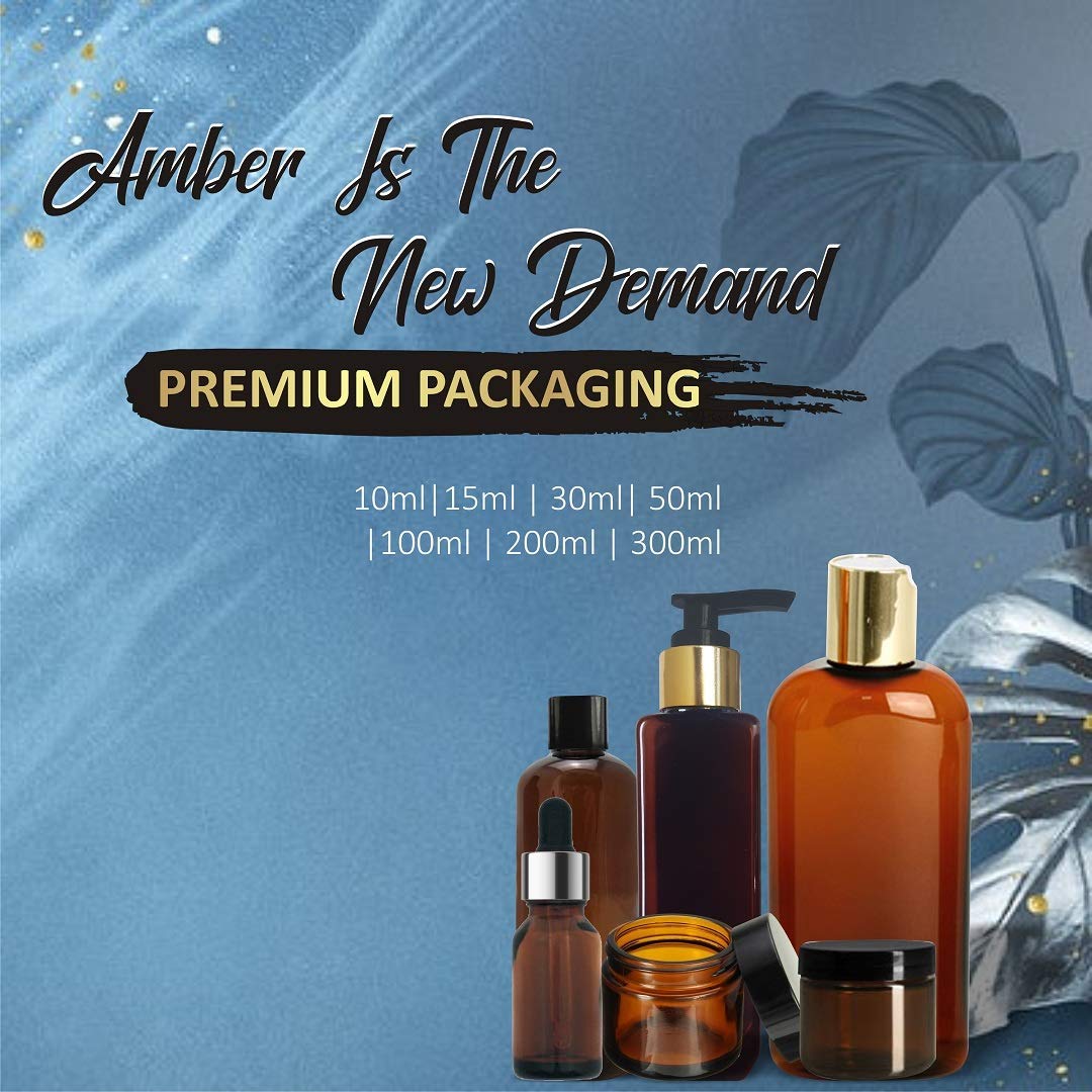 Premium 30ml Amber Glass Dropper Bottles with Silver Cap - Essential Oil Bottles, Perfume Bottles, DIY Skin Care Serum Containers (Pack of 3) - Perfect for Aromatherapy, Homemade Beauty Products & Travel Size Liquids