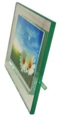 Elegant 4x6 & 5x7 Clear Glass Picture Frame - Perfect for Tabletop Displays