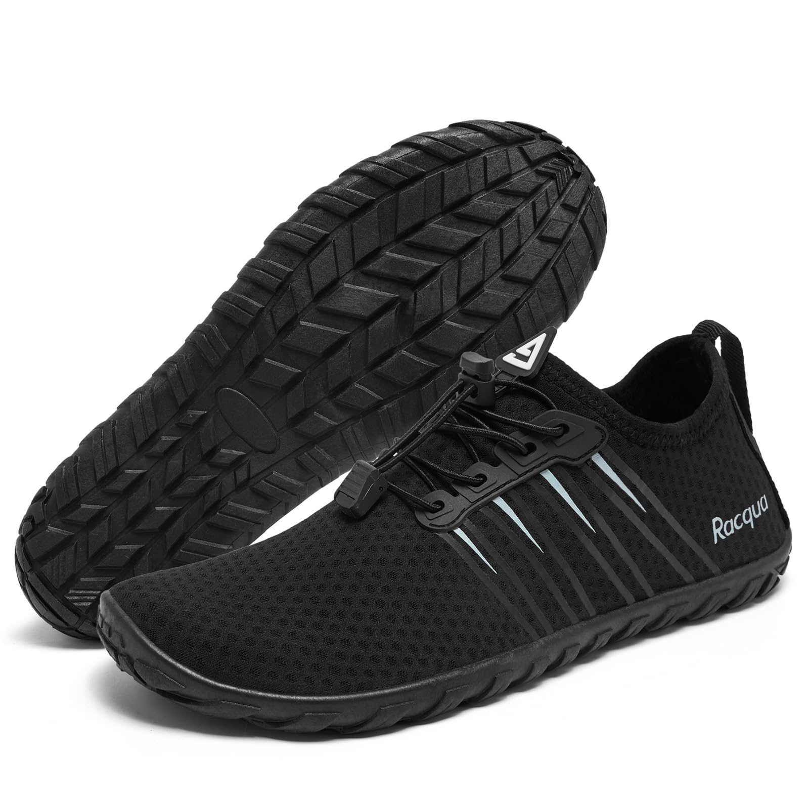 **Racqua Men's & Women's Barefoot Water Shoes – Quick-Dry, Anti-Slip Swim Shoes for Beach, Pool & Water Sports**    **Perfect for Swimming, Kayaking, Surfing & Outdoor Adventures**