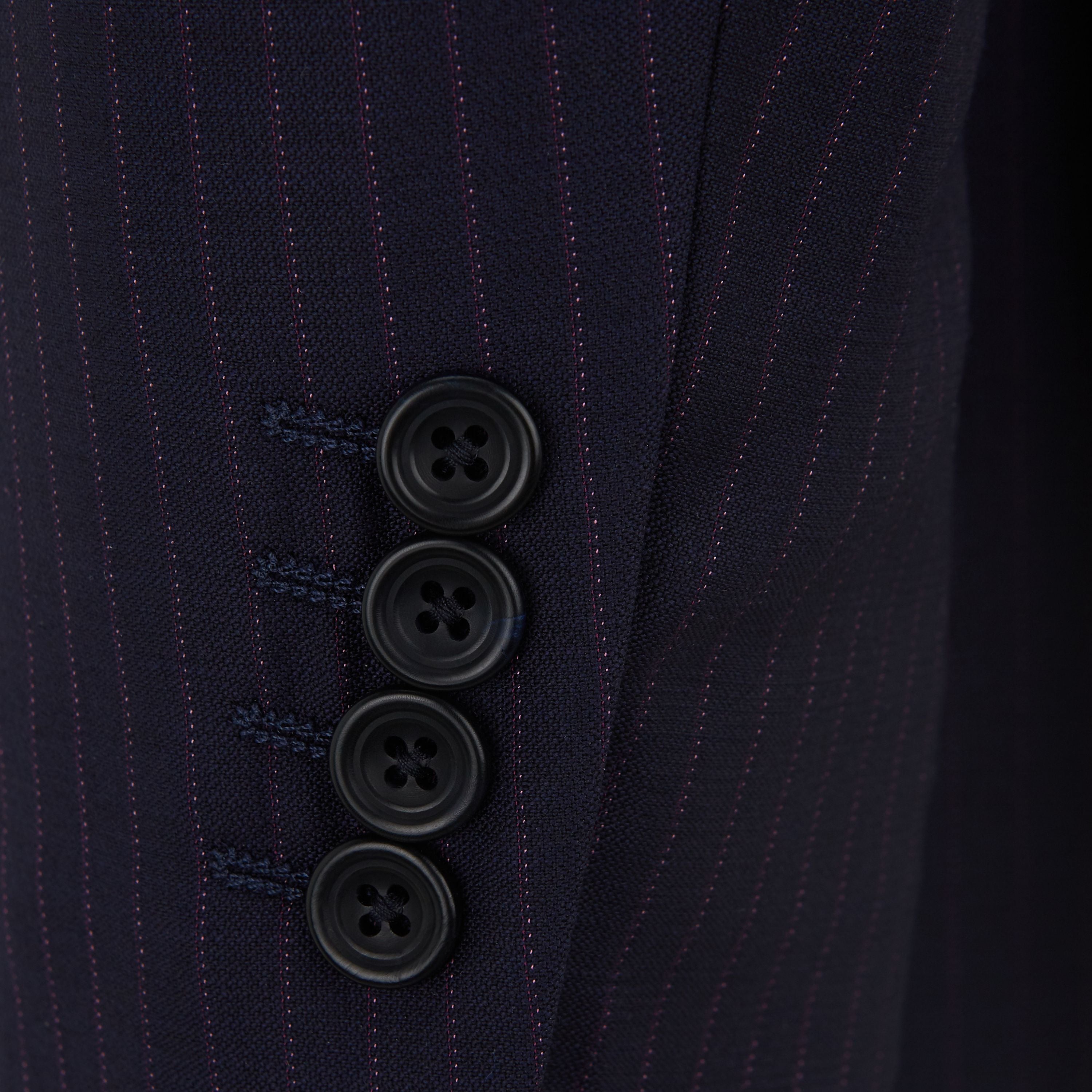 Kilburn Navy Stripe Suit for Men | Premium Slim Fit Business Suit | Perfect for Weddings, Office & Formal Events