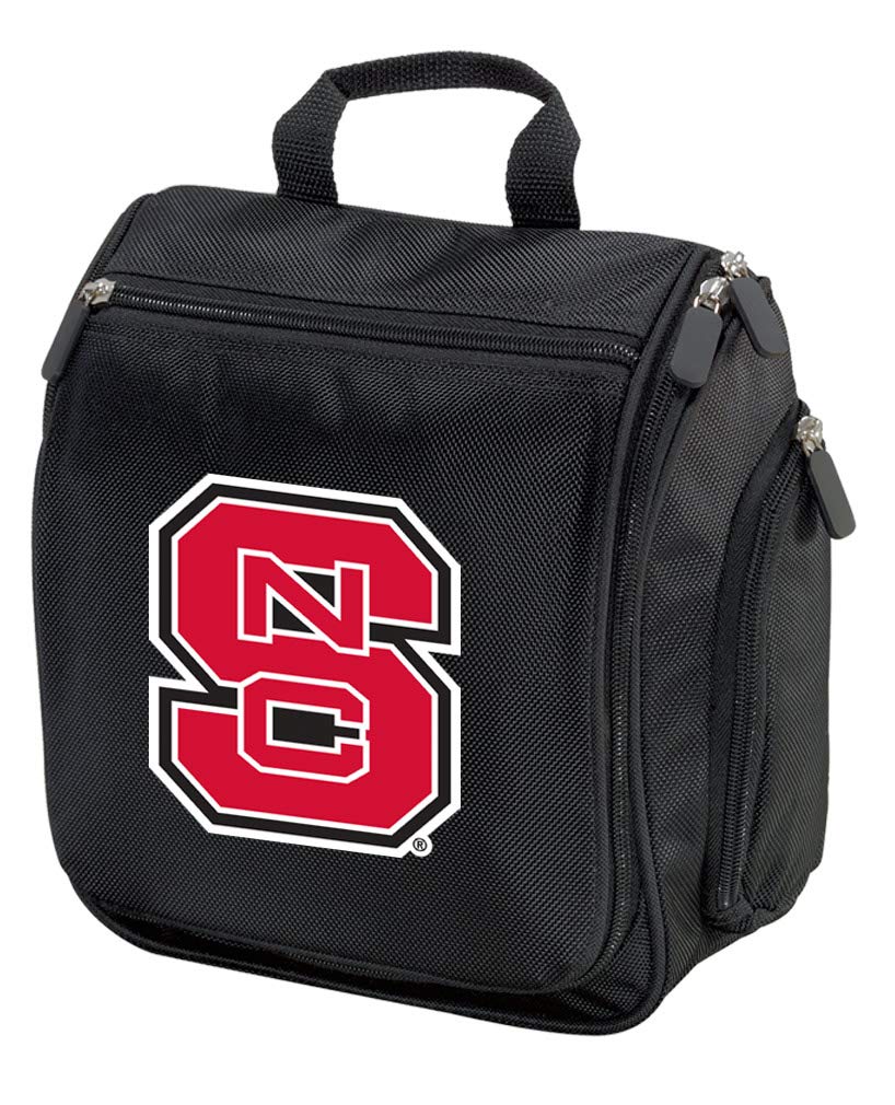 NC State Wolfpack Toiletry Bag for Travel - Hanging Shaving Kit, Black | Perfect for College Dorms, Camping & Gym Essentials Organization