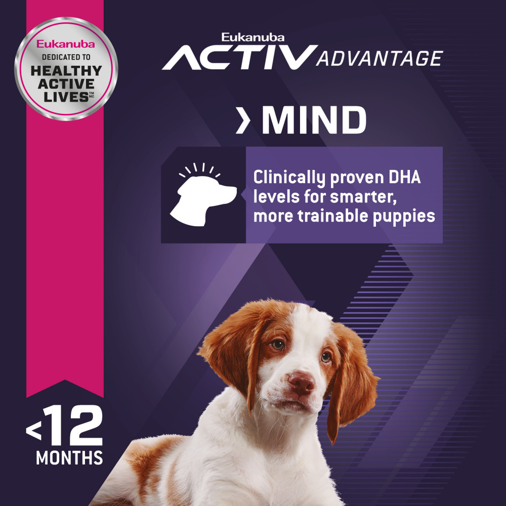 Eukanuba Puppy Dry Dog Food - Lamb & Rice Formula for Early Growth & Development | High Protein Puppy Food for Small & Medium Breeds | Perfect for Training & Daily Nutrition