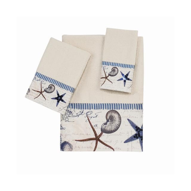 Avanti Linens Premium Cotton Fingertip Towel - Ultra Soft & Highly Absorbent Bath Hand Towel (Antigua Collection) - Perfect for Guest Bathrooms, Spa Days & Luxury Home Decor