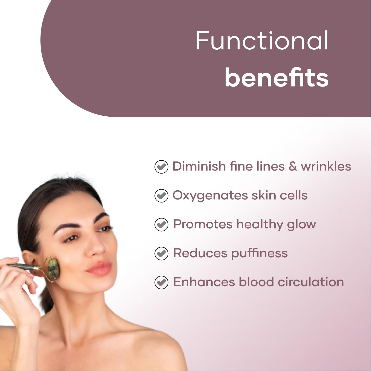 GHC Skin Care Saturn Combo: 5% Vitamin C Face Serum with Niacinamide & Natural Himalayan Stone Facial Massager (Jade Roller & Gua Sha) - Brightening, Glowing Skin | SLS-Free, Paraben-Free, 100% Vegan | All Skin Types | Perfect for Morning Routine & Nighttime Skincare