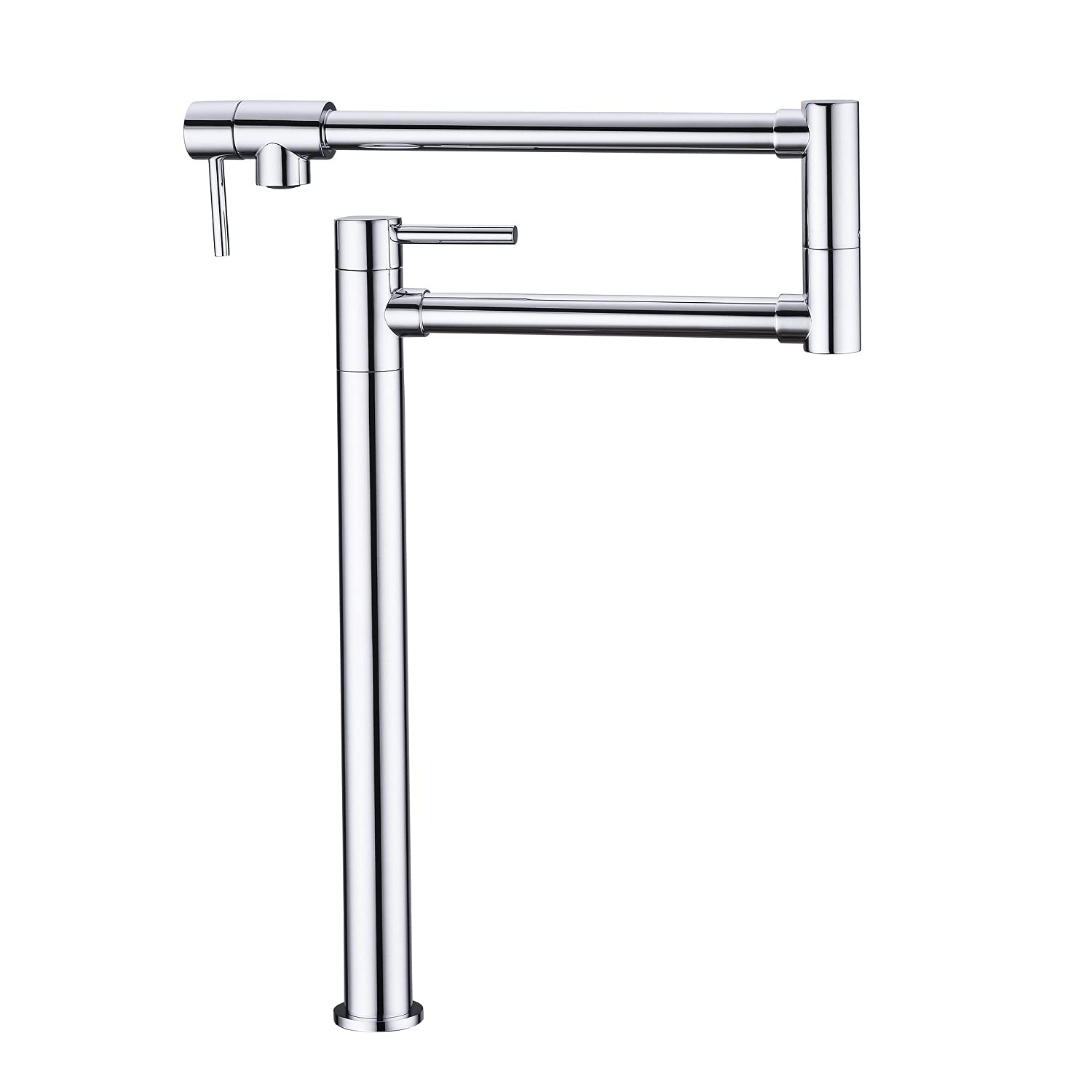 Foldable Kitchen Faucet with Extendable Handle - Space Saving Pot Filler for Modern Homes | Perfect for Filling Large Pots, Watering Plants & Washing Dishes