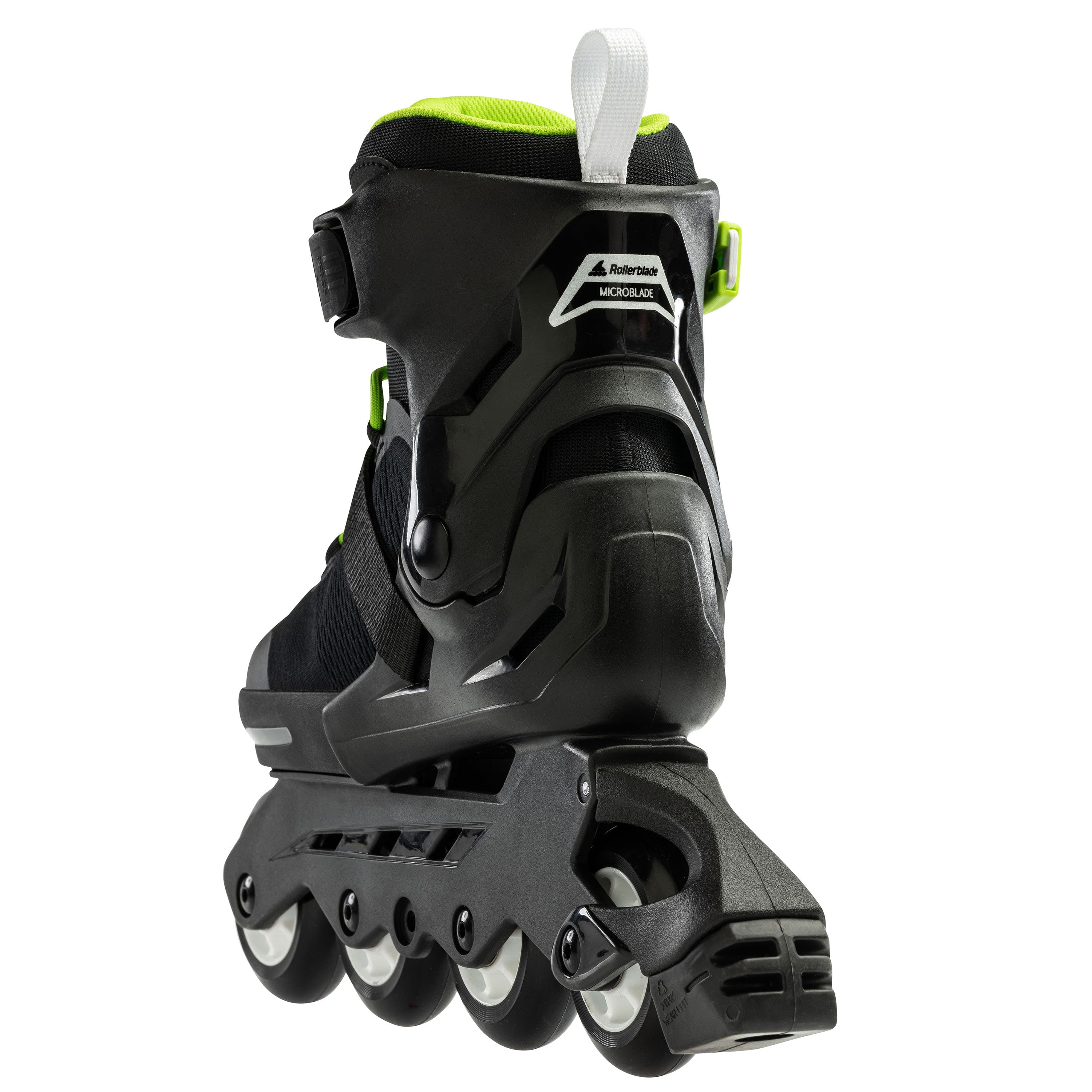 Rollerblade Microblade Inline Skates - Black/Green for Adults & Teens - Perfect for Fitness, Recreation & Outdoor Sports
