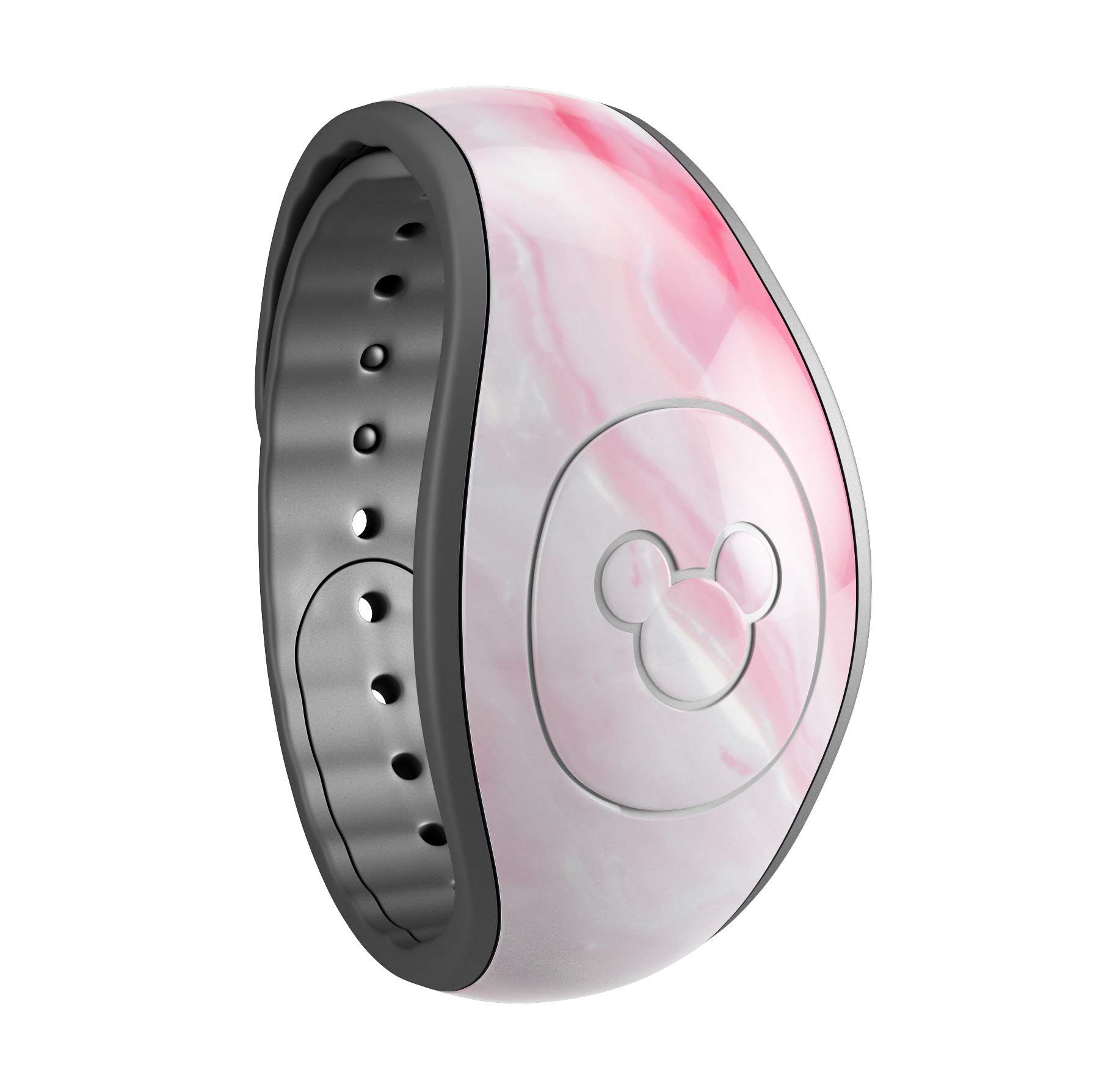 Marbleized Pink Paradise V6 - Full Body Skin Decal Vinyl Wrap Kit for Disney MagicBand 2.0 (Band Not Included) | Waterproof Protective Cover for Theme Park Visits, Travel & Everyday Wear